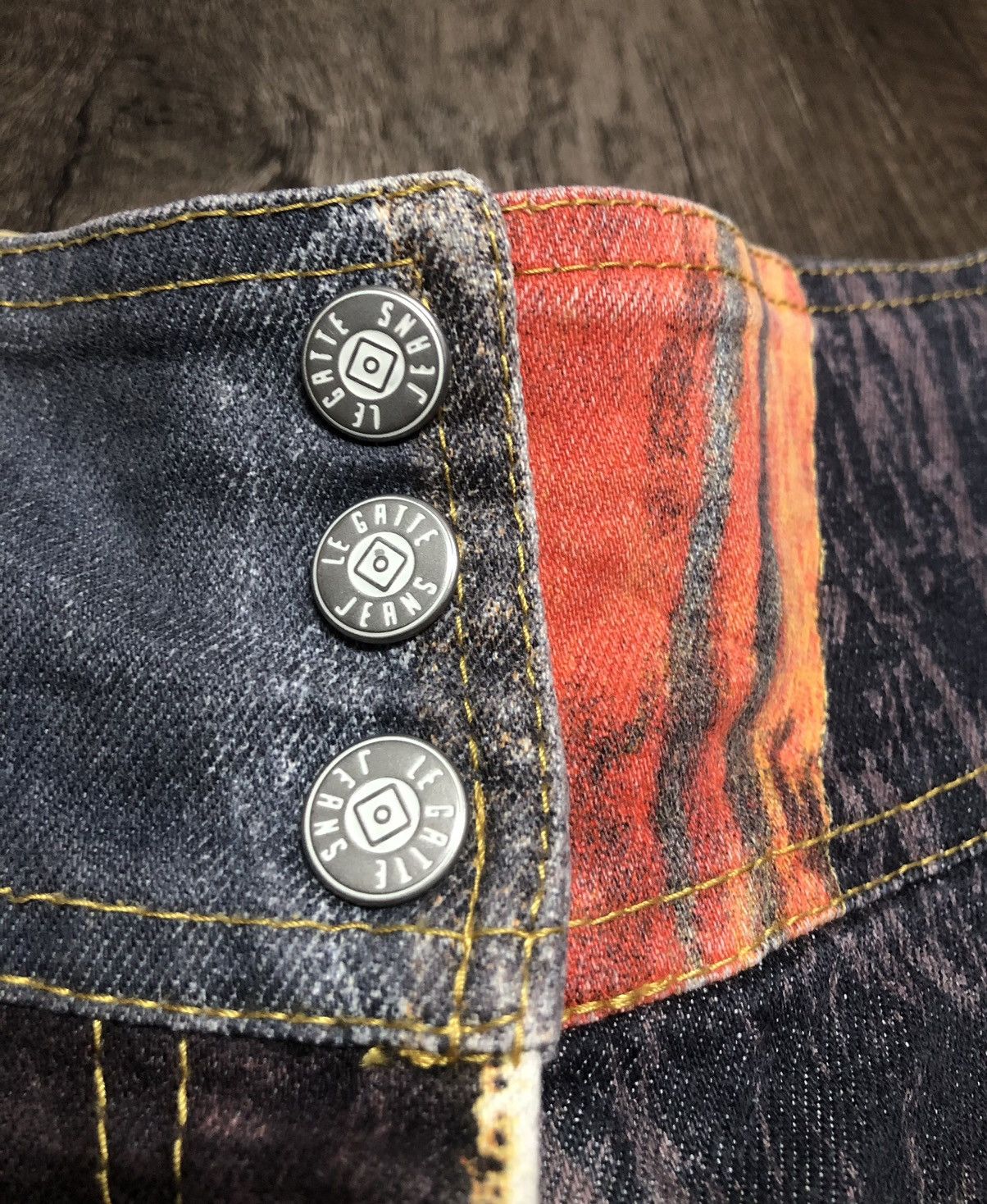 Vintage Le Gatte Jeans x Marco Fantini S.r.l Firenze Size 28" / US 6 / IT 42 - 8 Thumbnail