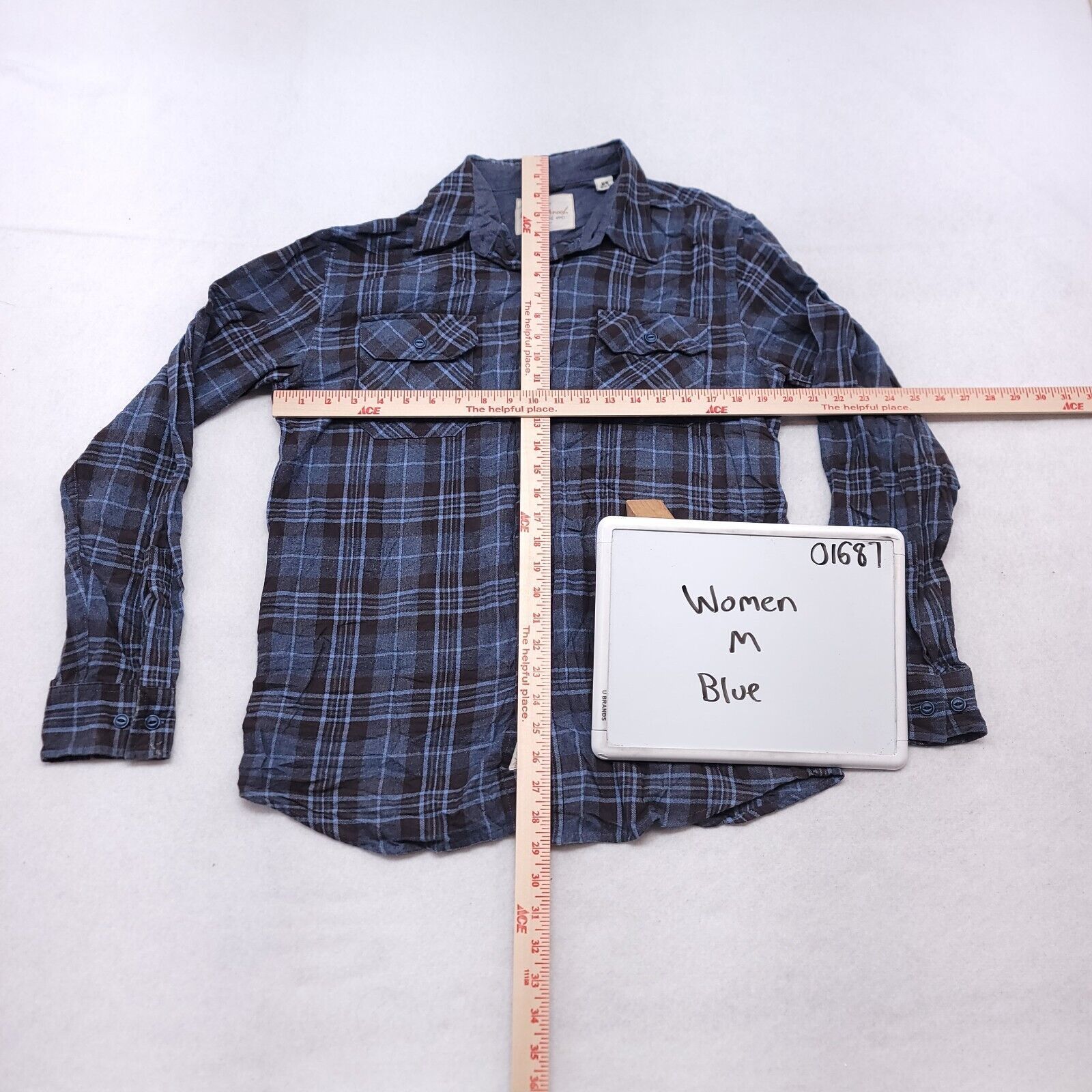 Weatherproof Weatherproof Tartan Flannel Casual Shirt Womens Size M Blue Size M / US 6-8 / IT 42-44 - 6 Thumbnail