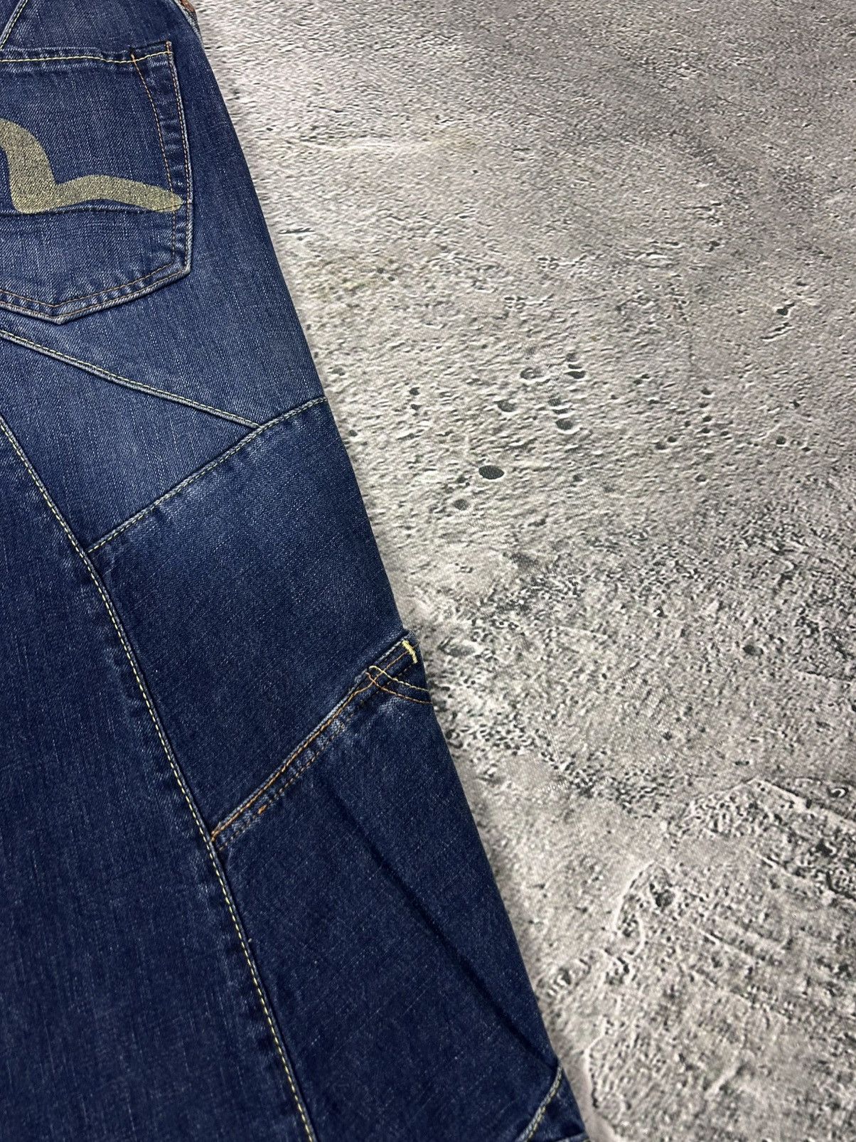 Evisu Evisu EU ED jeans vintage denim pants patchwork navy Y2K Size US 30 / EU 46 - 7 Thumbnail