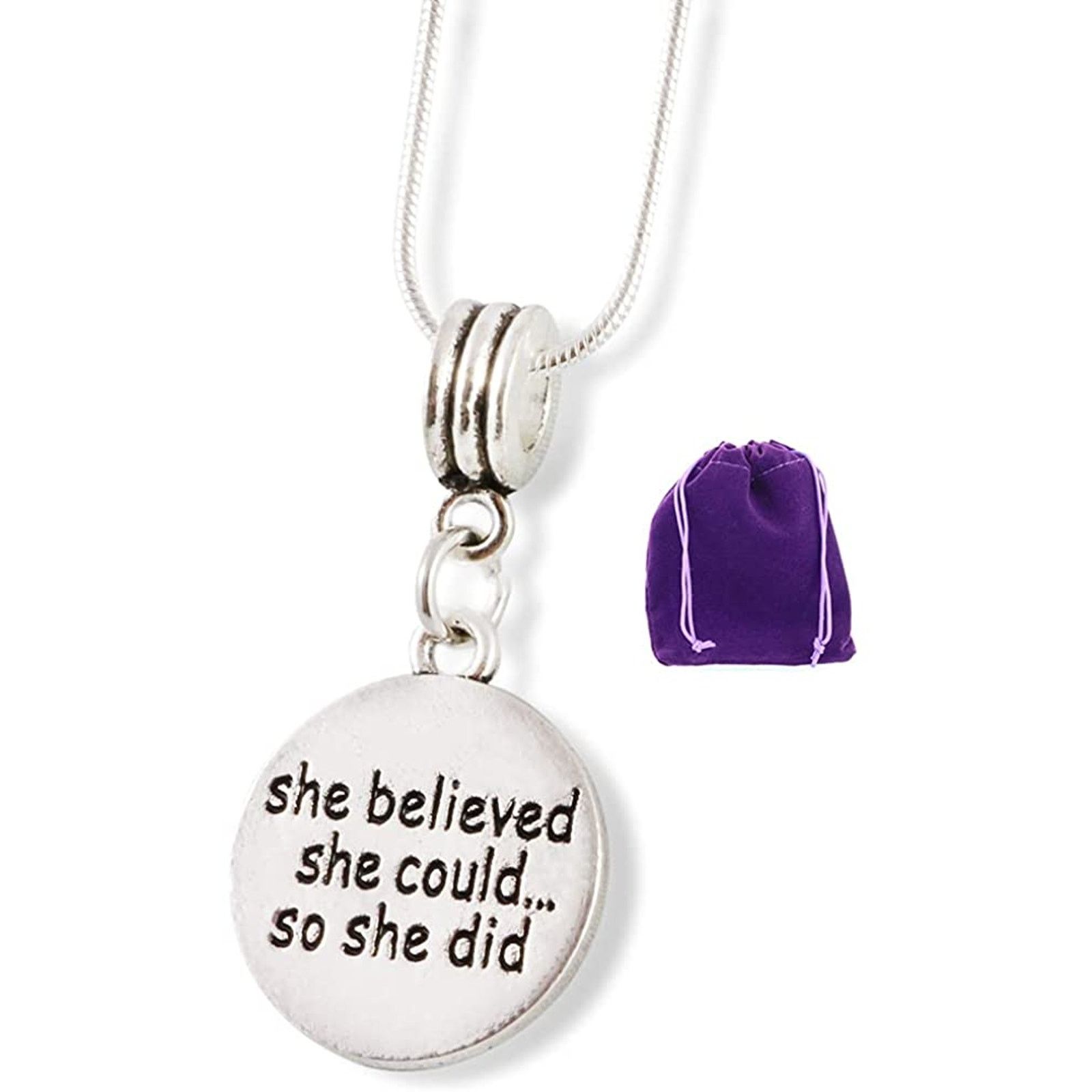 & Other Stories "She Believed She Could So She Did" Necklace Pendant Jewelry Size ONE SIZE - 1 Thumbnail