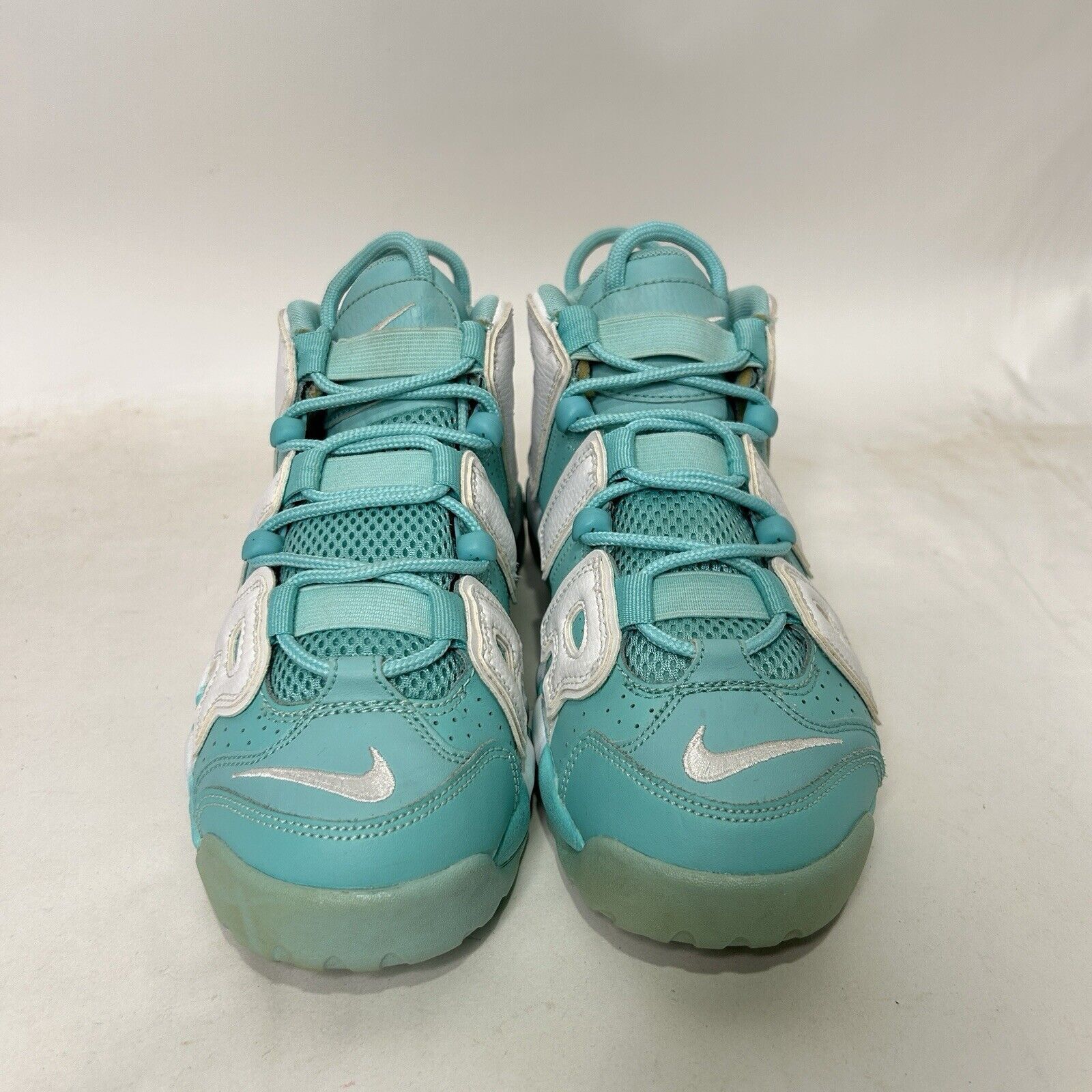 Nike Nike Air More Uptempo GS “Island Green White” Size US 6.5 / IT 36.5 - 2 Thumbnail