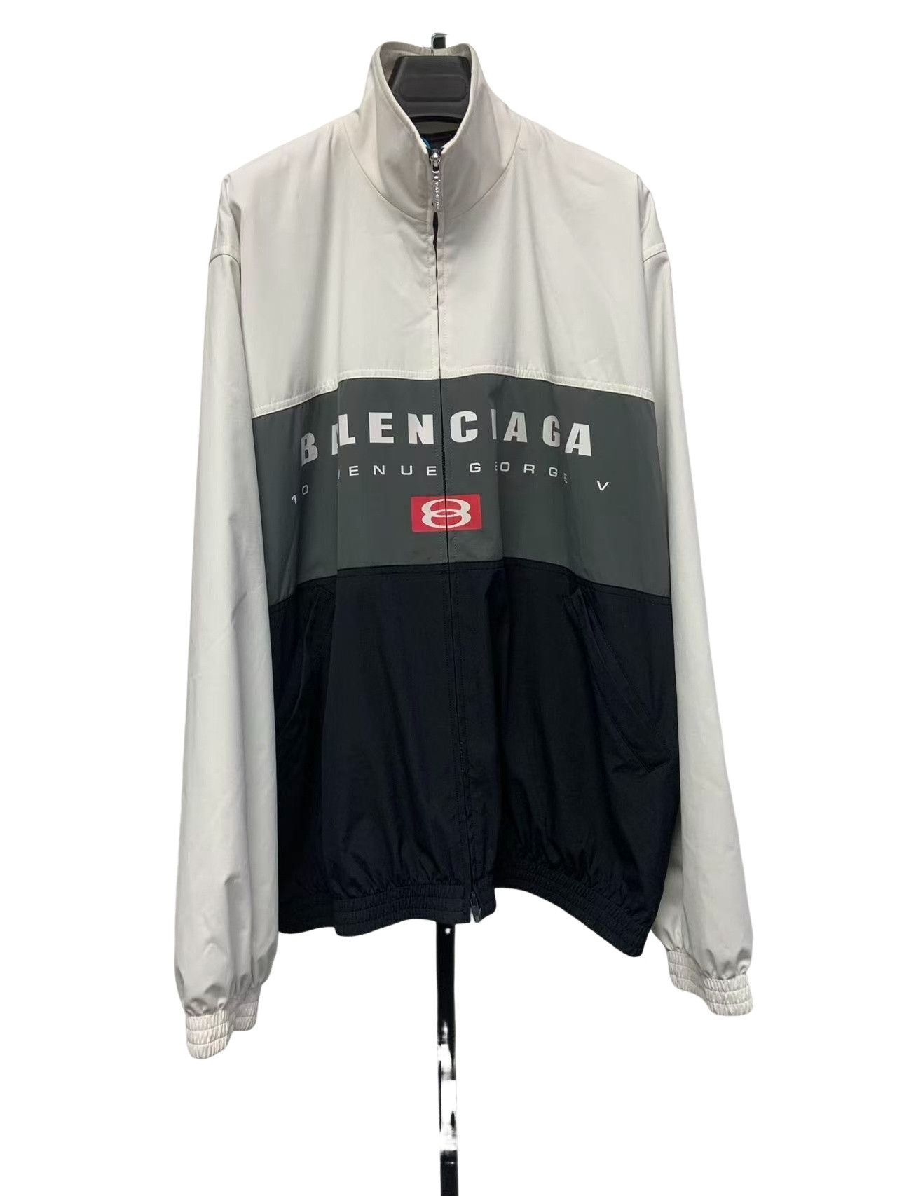 Balenciaga Balenciaga Colorblock Logo Track Jacket Size S Size US S / EU 44-46 / 1 - 1 Thumbnail
