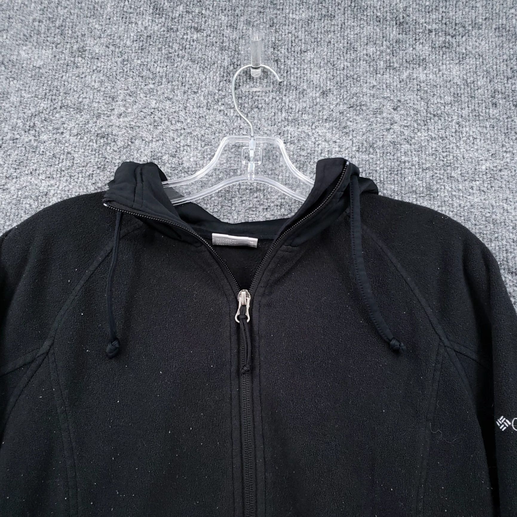 Vintage Columbia Jacket Womens M Medium Black Full Zip Hooded Fishing Winter Long Sleeve Jacket Women Black Full Zip Size M / US 6-8 / IT 42-44 - 3 Thumbnail