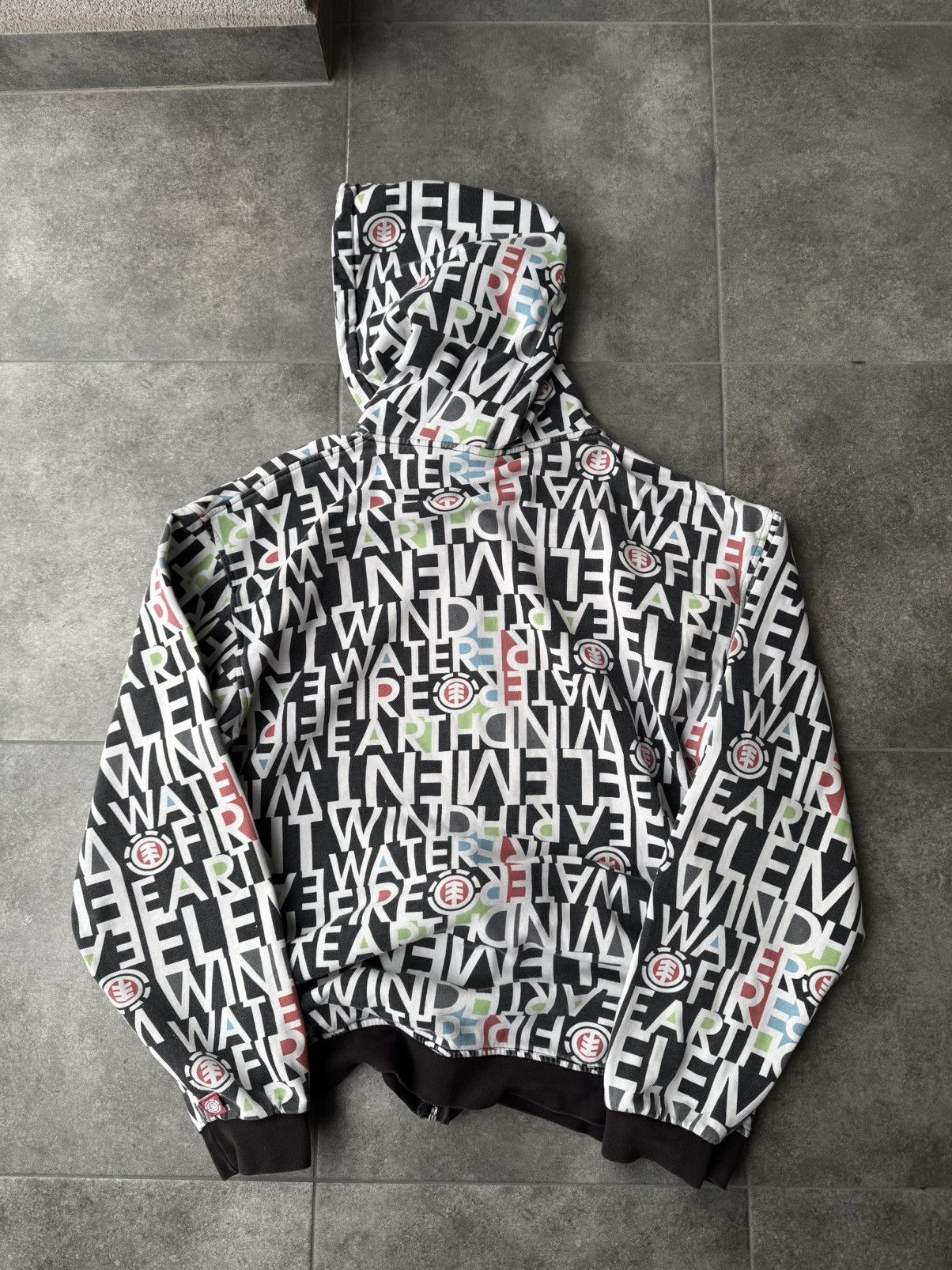 Element Crazy Vintage Y2K Element Zip Up Hoodie Skater Opium Size US XL / EU 56 / 4 - 6 Thumbnail