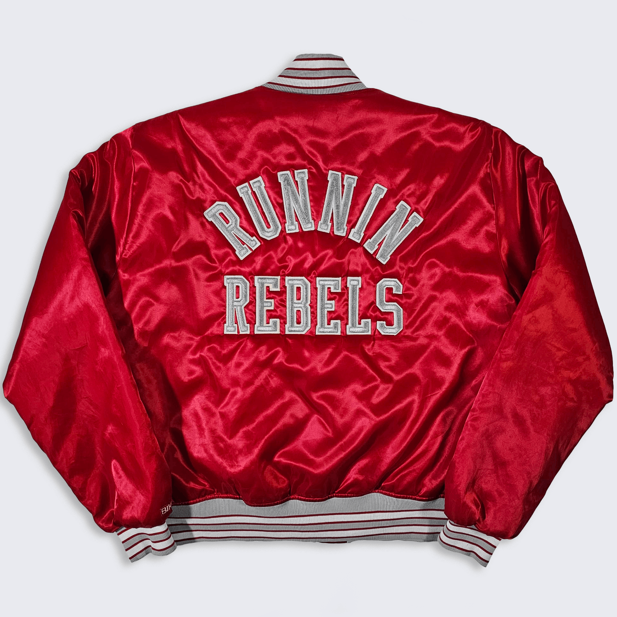 NCAA UNLV Runnin Rebels Vintage 90s Starter Style Bomber Jacket Size US XL / EU 56 / 4 - 1 Thumbnail