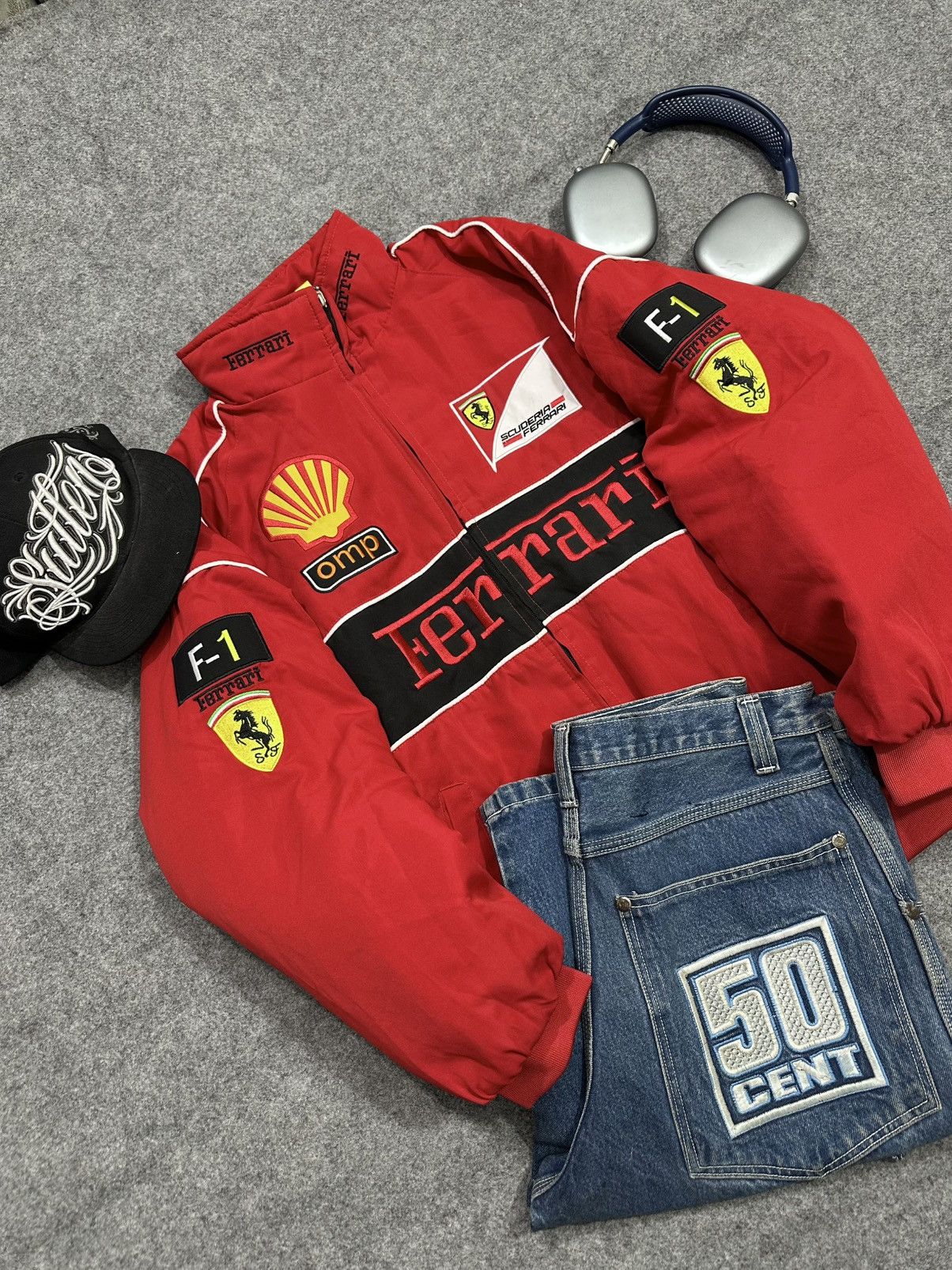Ferrari Crazy Ferrari Racing Jacket 🏎️🏁 Size US M / EU 48-50 / 2 - 2 Thumbnail