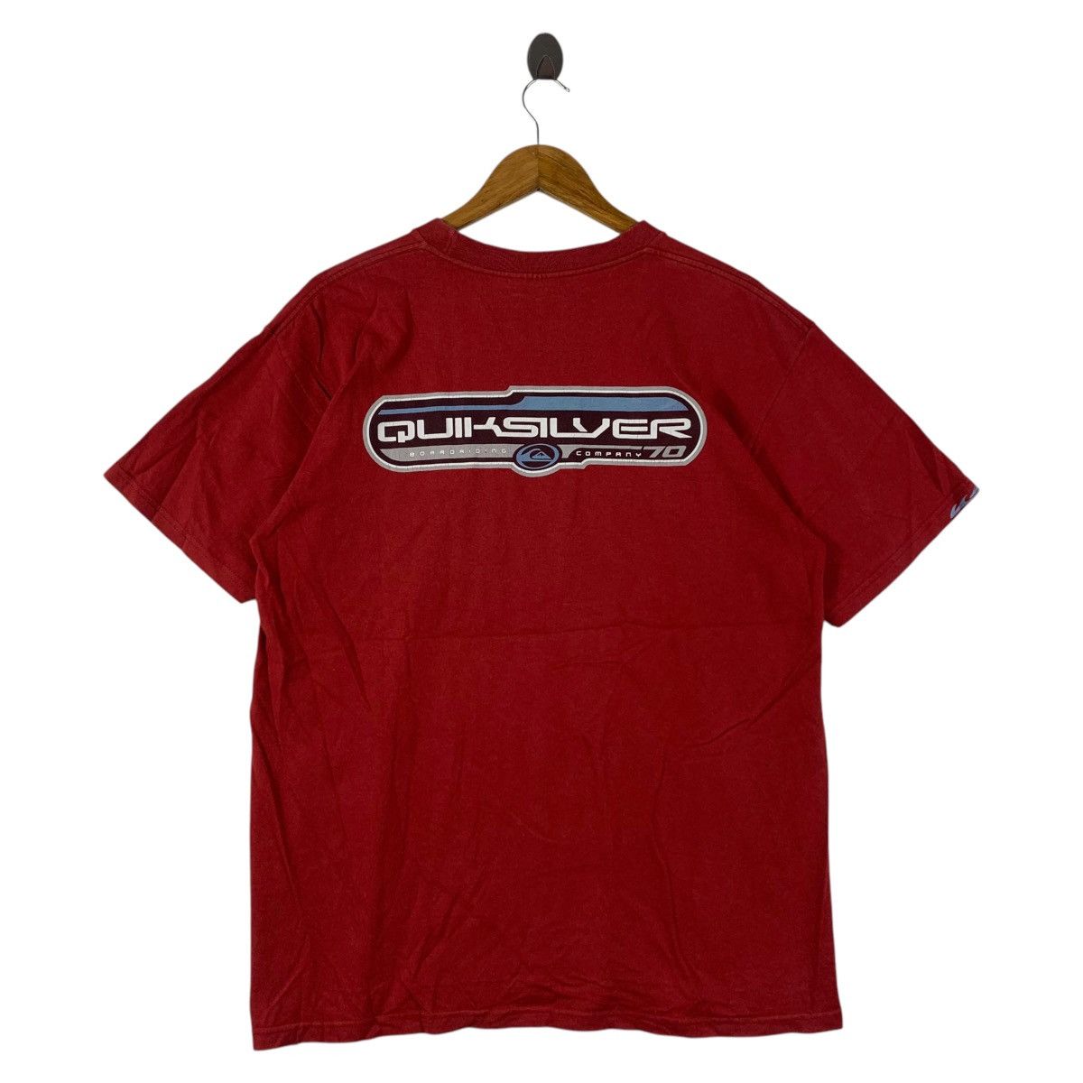 Quiksilver Vintage QUIKSILVER Surfing back hit tee Size US L / EU 52-54 / 3 - 1 Thumbnail