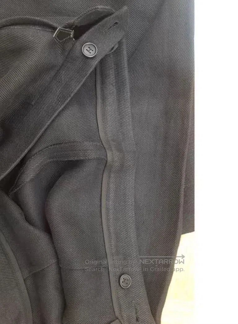 Hermes Hermes Margiela 100% Wool Linen H-Button Pants Size 27" / US 4 / IT 40 - 2 Thumbnail