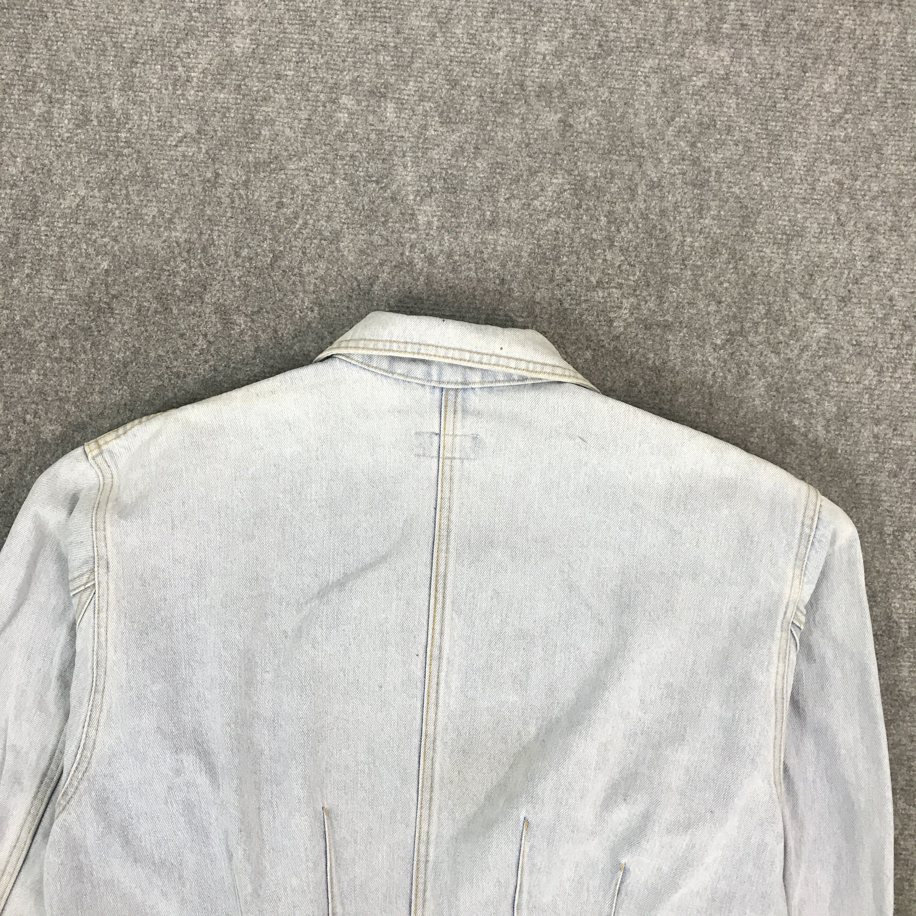 Designer × Japanese Brand JAPAN PANINARO DENIM LIGHT WASH CROPPED JACKET Size US L / EU 52-54 / 3 - 4 Thumbnail