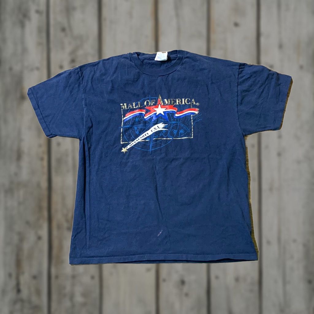 Hanes VINTAGE 90s Hanes Single Stitch T Shirt Blue XL Mens Size US XL / EU 56 / 4 - 1 Thumbnail