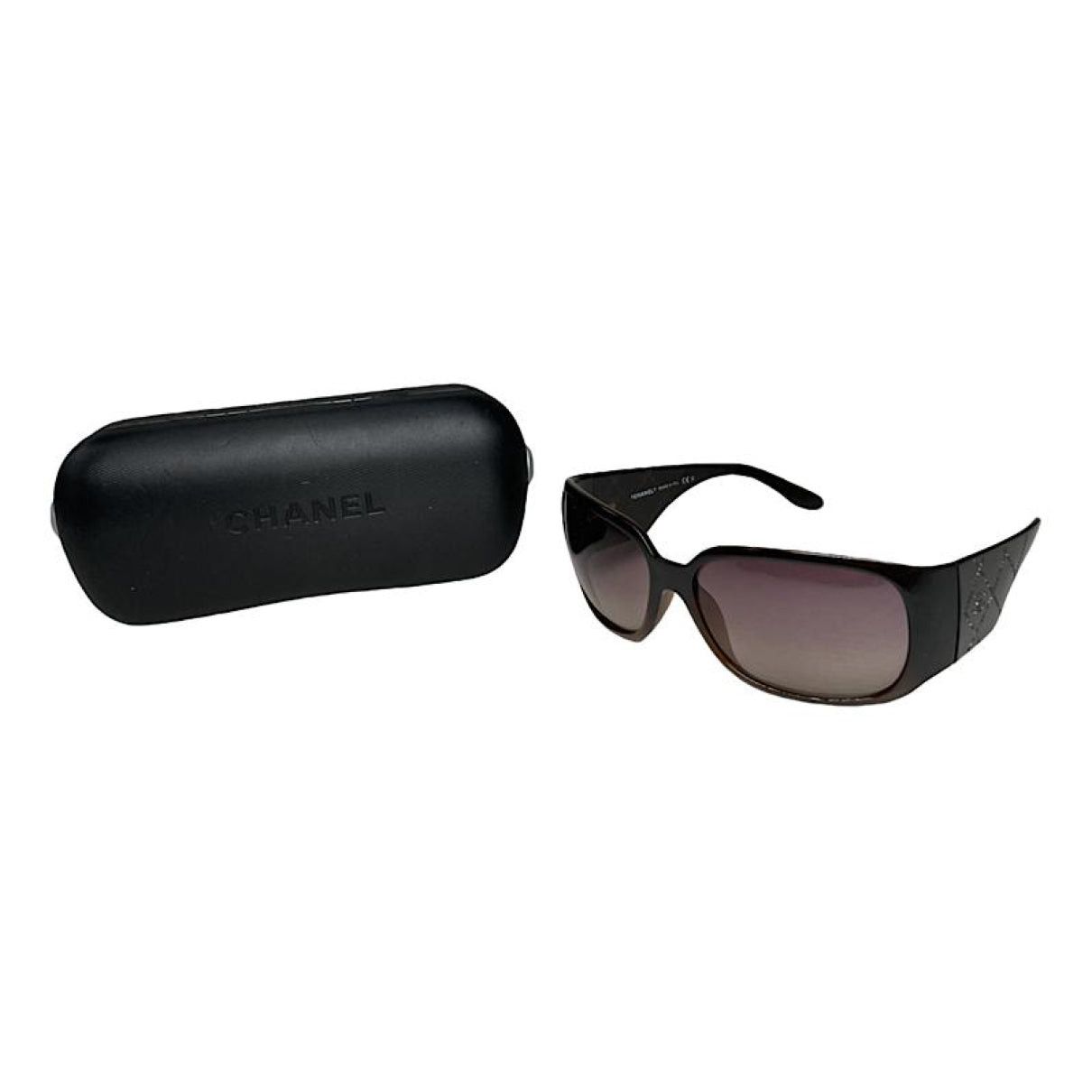 Chanel Brown Plastic Sunglasses Size ONE SIZE - 1 Thumbnail
