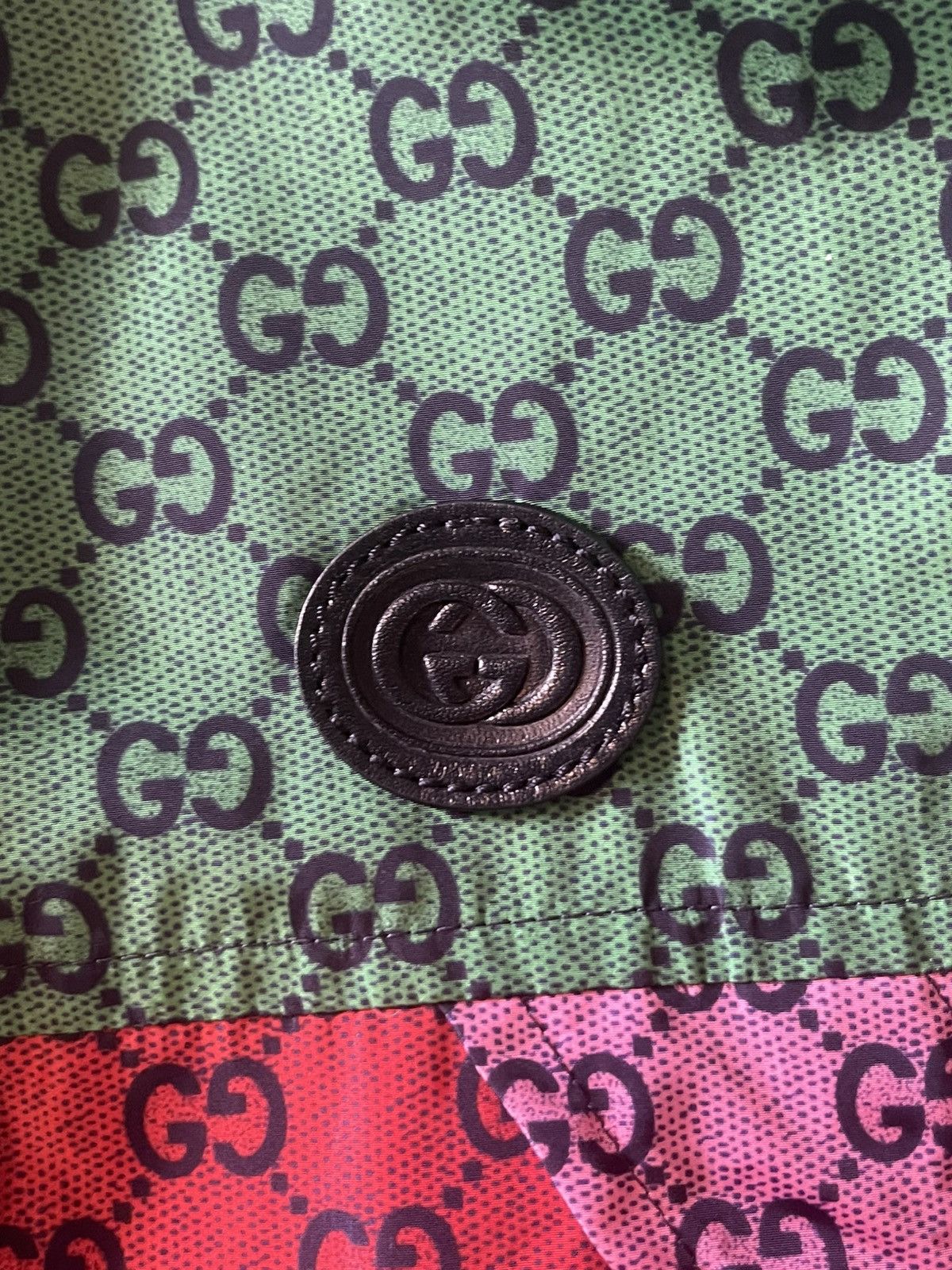 Gucci Gucci SS21 Multicoloured Nylon Rainbow Jacket Size US M / EU 48-50 / 2 - 6 Thumbnail
