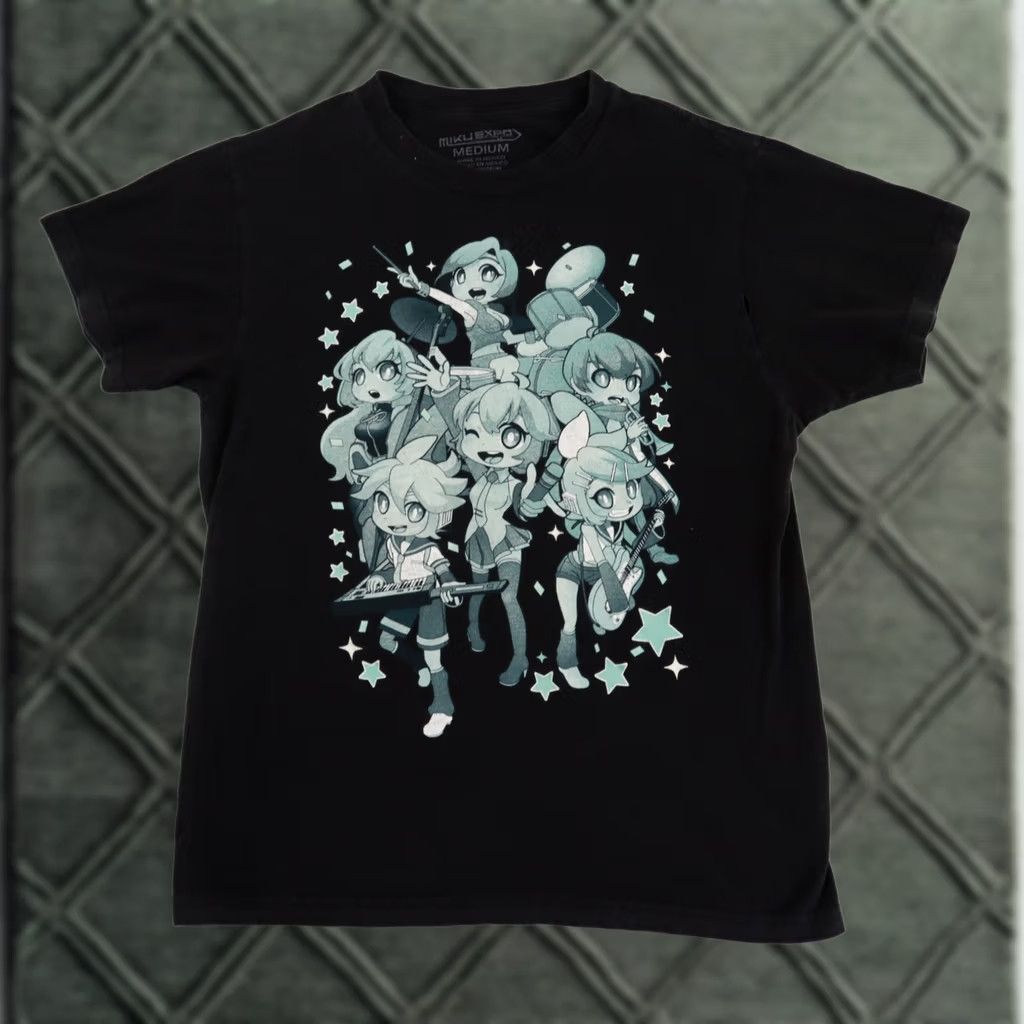 Vintage Hatsune Miku Expo Shirt Size Medium 2016 Unisex Black Concert Anime Graphic Size US M / EU 48-50 / 2 - 1 Thumbnail