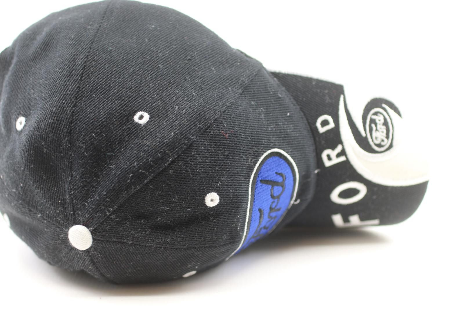 Point Zero Vintage Ford Racing Logo Cap Black Embroidered Adjustable Size ONE SIZE - 6 Thumbnail