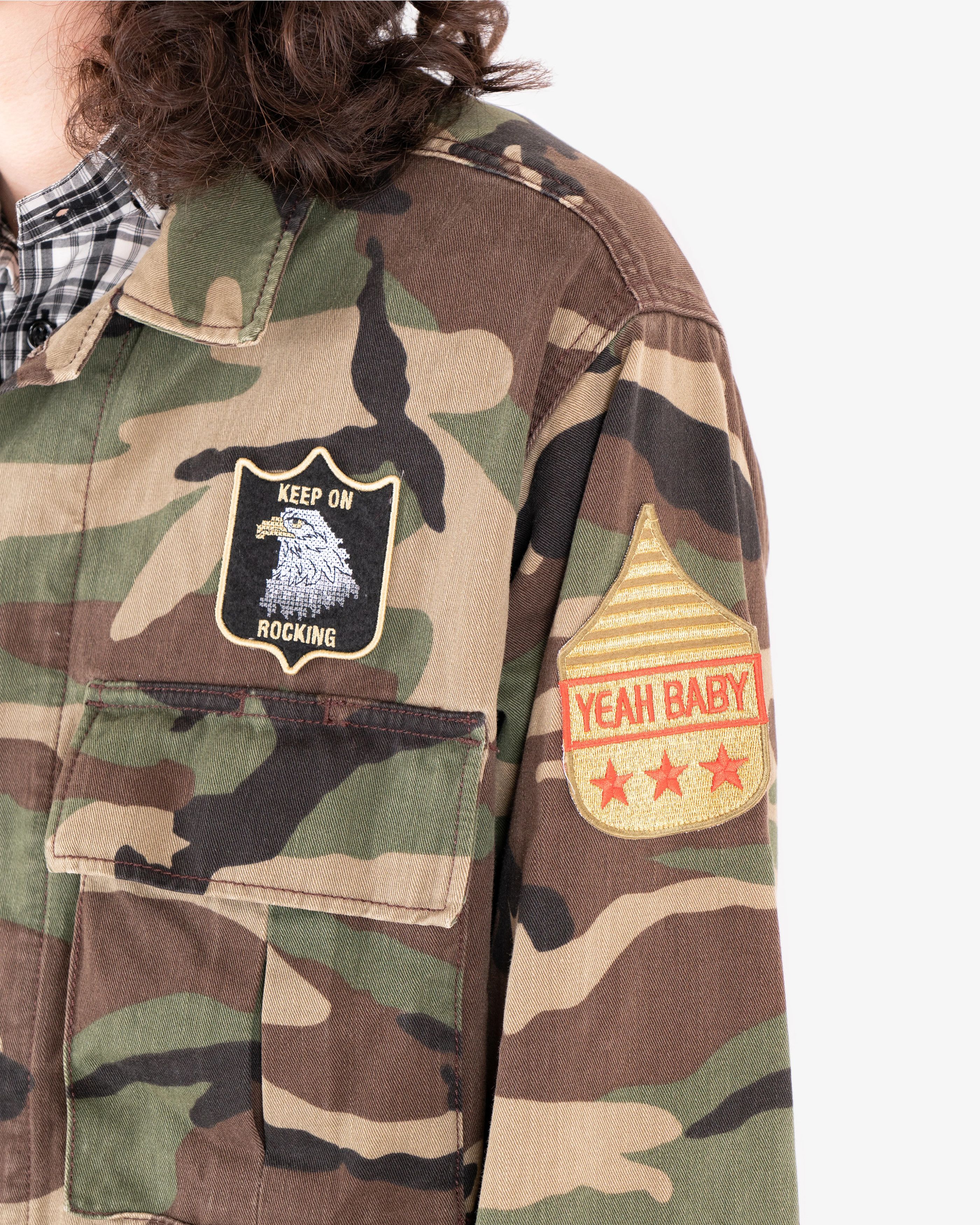Saint Laurent Paris Yeah Baby Camo Jacket (SS16) Size US S / EU 44-46 / 1 - 8 Thumbnail