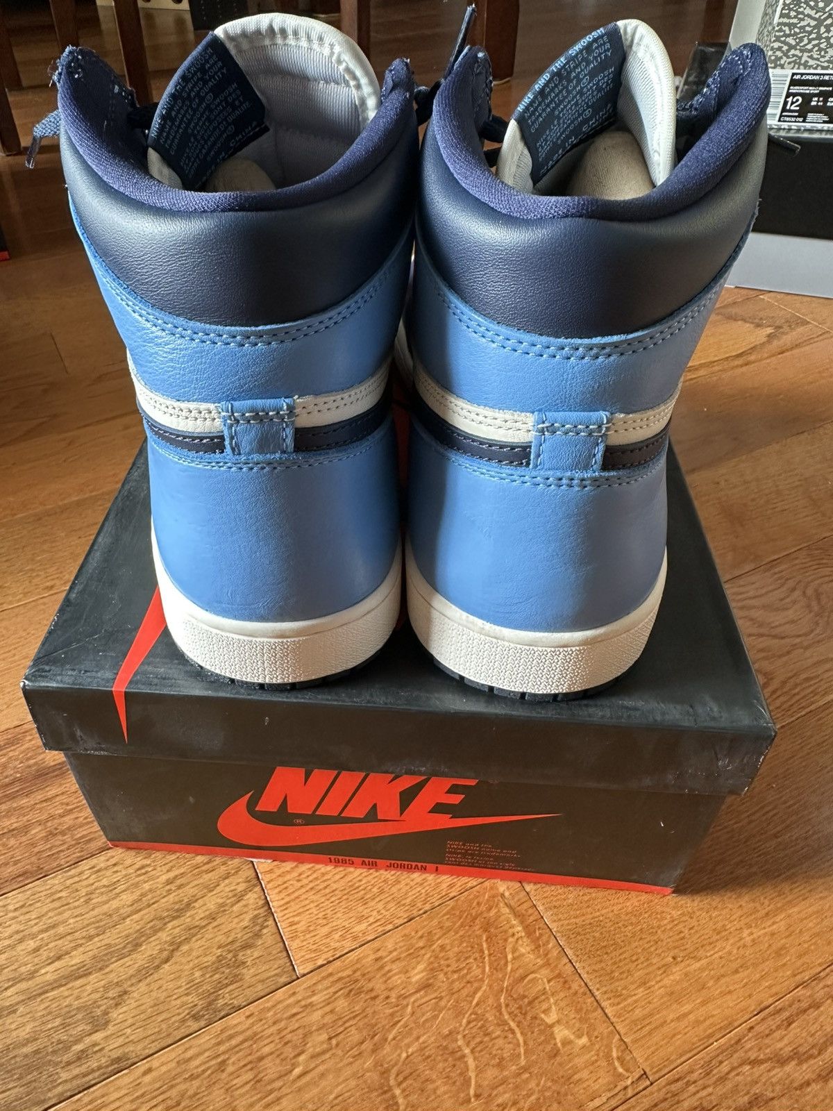 Jordan Brand × Nike Air Jordan 1 Obsidian Blue Size US 12 / EU 45 - 3 Thumbnail