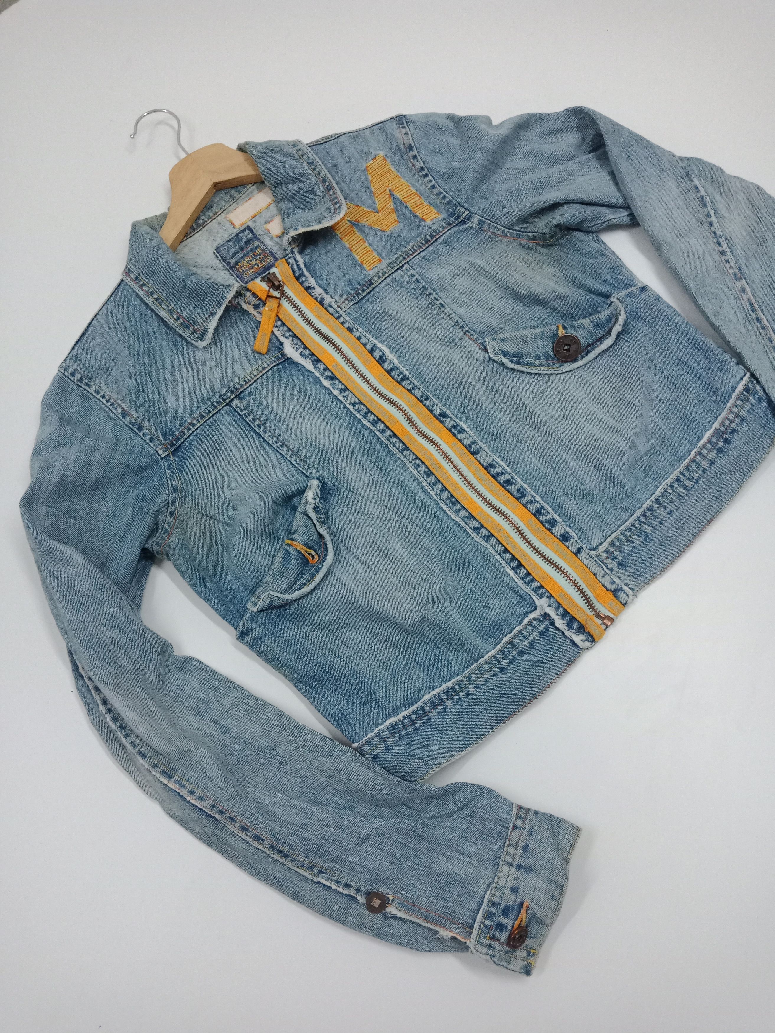 Marithe + Francois Girbaud Marithe Francois Girbaud Washed Blue Denim #RK Size US M / EU 48-50 / 2 - 4 Thumbnail