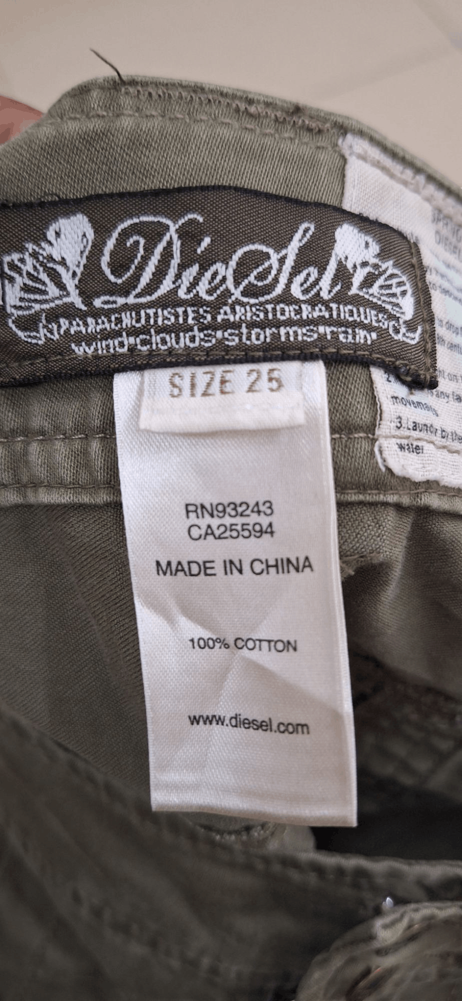 Diesel Vintage Diesel Spring Summer Parachute Trousers Pants Size US 29 - 17 Thumbnail