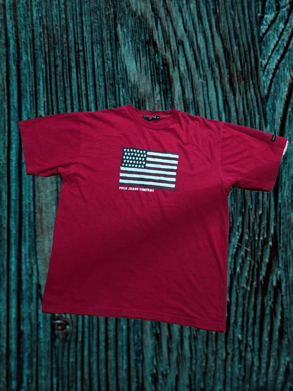 Polo Ralph Lauren Polo Ralph Lauren USA Flag T-Shirt VTG Single Stitch Size US M / EU 48-50 / 2 - 1 Thumbnail