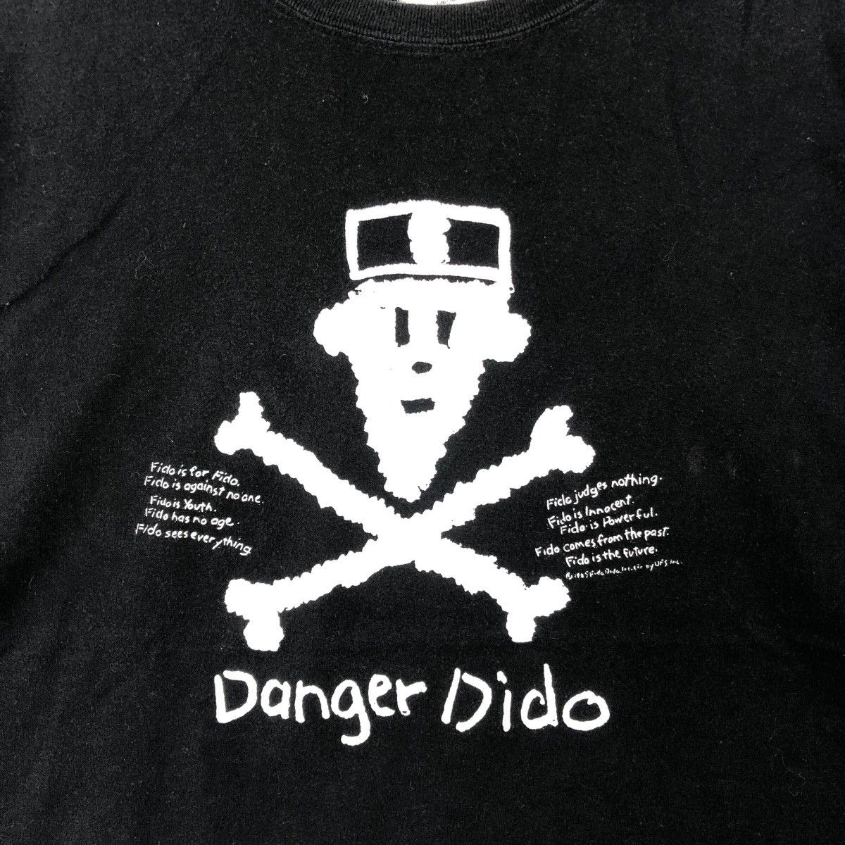 Vintage Vintage Cartoon Character DANGER DIDO FIDO Dido T-shirt Size US XL / EU 56 / 4 - 3 Thumbnail