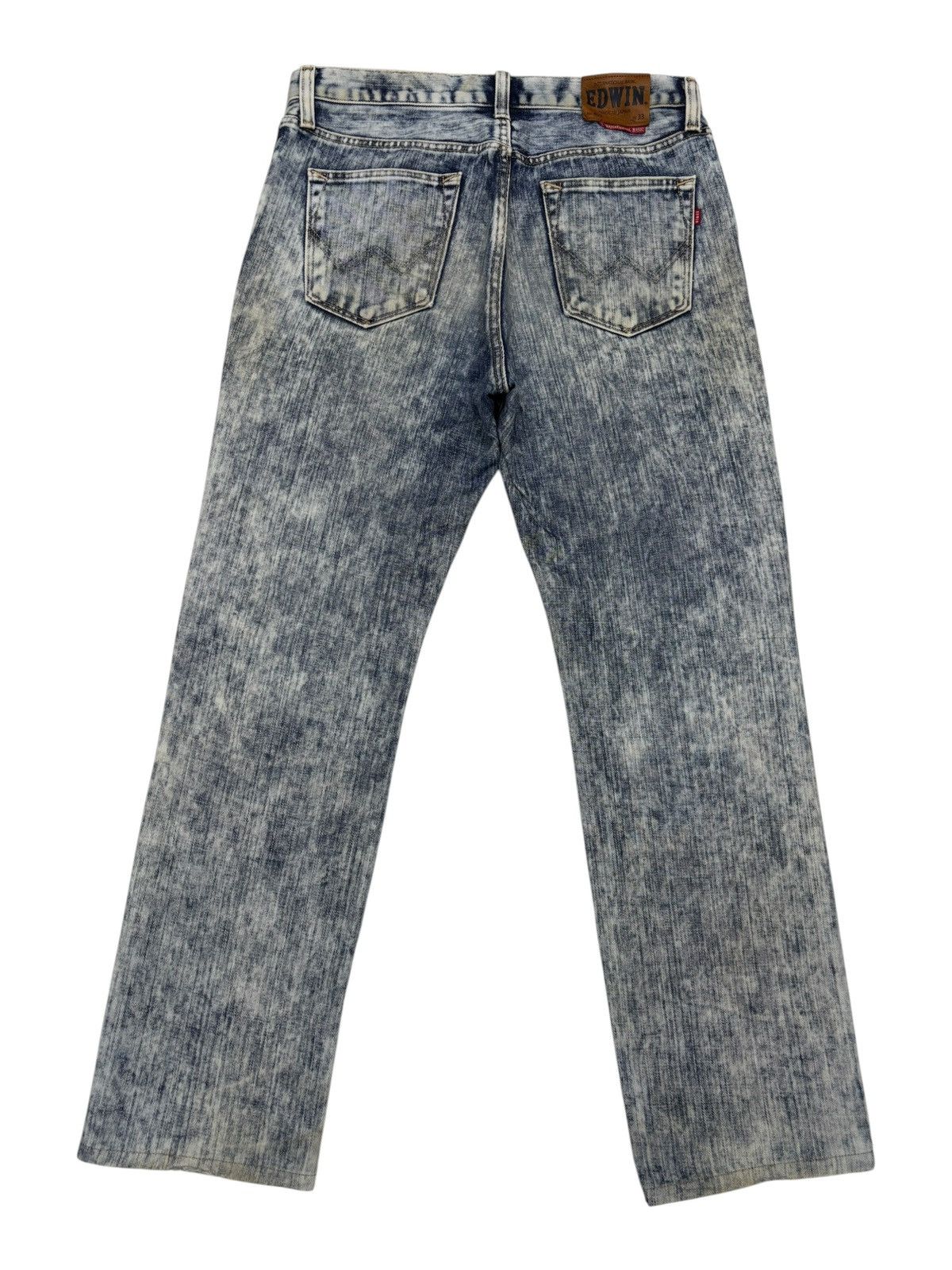 Kapital Edwin No 403 Acid Wash Made In Japan Distressed Denim Jeans Size US 34 / EU 50 - 8 Thumbnail