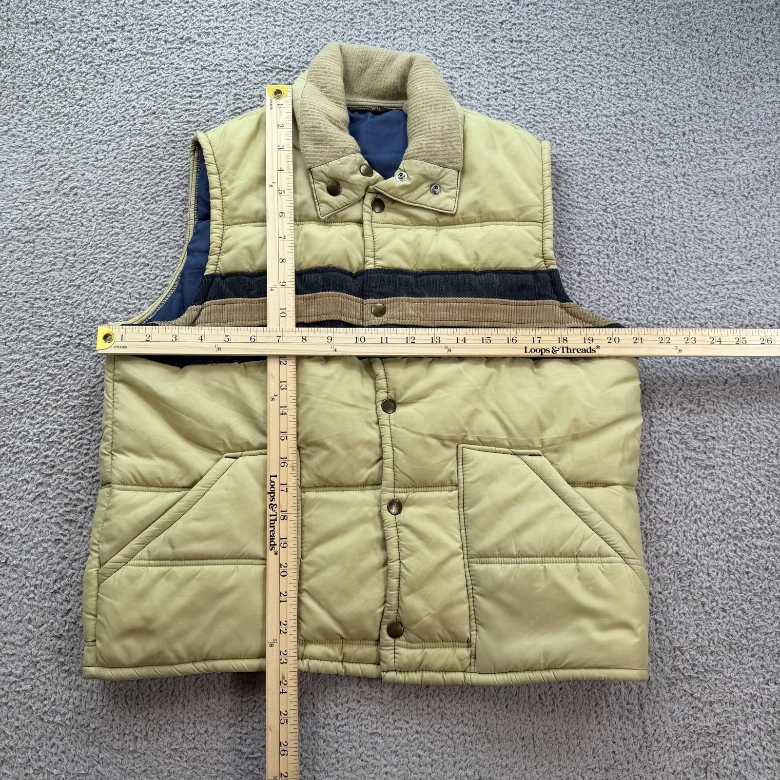Sovereign Code Vintage 70s Sovereign Puffer Vest Yellow USA Made Mens M Size US M / EU 48-50 / 2 - 3 Thumbnail
