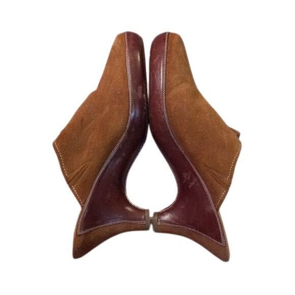 Cole Haan Cole Haan Size 9B Womens Brown Suede Slip-On Mule Heeled Sho Size US 9 / IT 39 - 5 Thumbnail