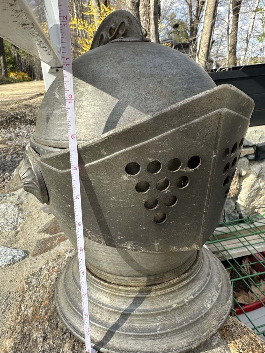 Knightsbridge Vintage 60-70's Italy Metal Armor Medieval Ice Bucket King K Size ONE SIZE - 7 Thumbnail
