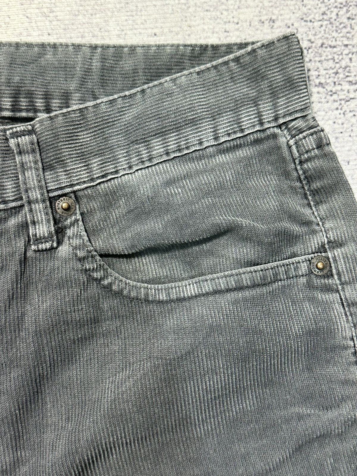 Hysteric Glamour × Undercover 2000s Hysteric Glamour Corduroy Grey Kinky Jeans Size US 30 / EU 46 - 5 Thumbnail