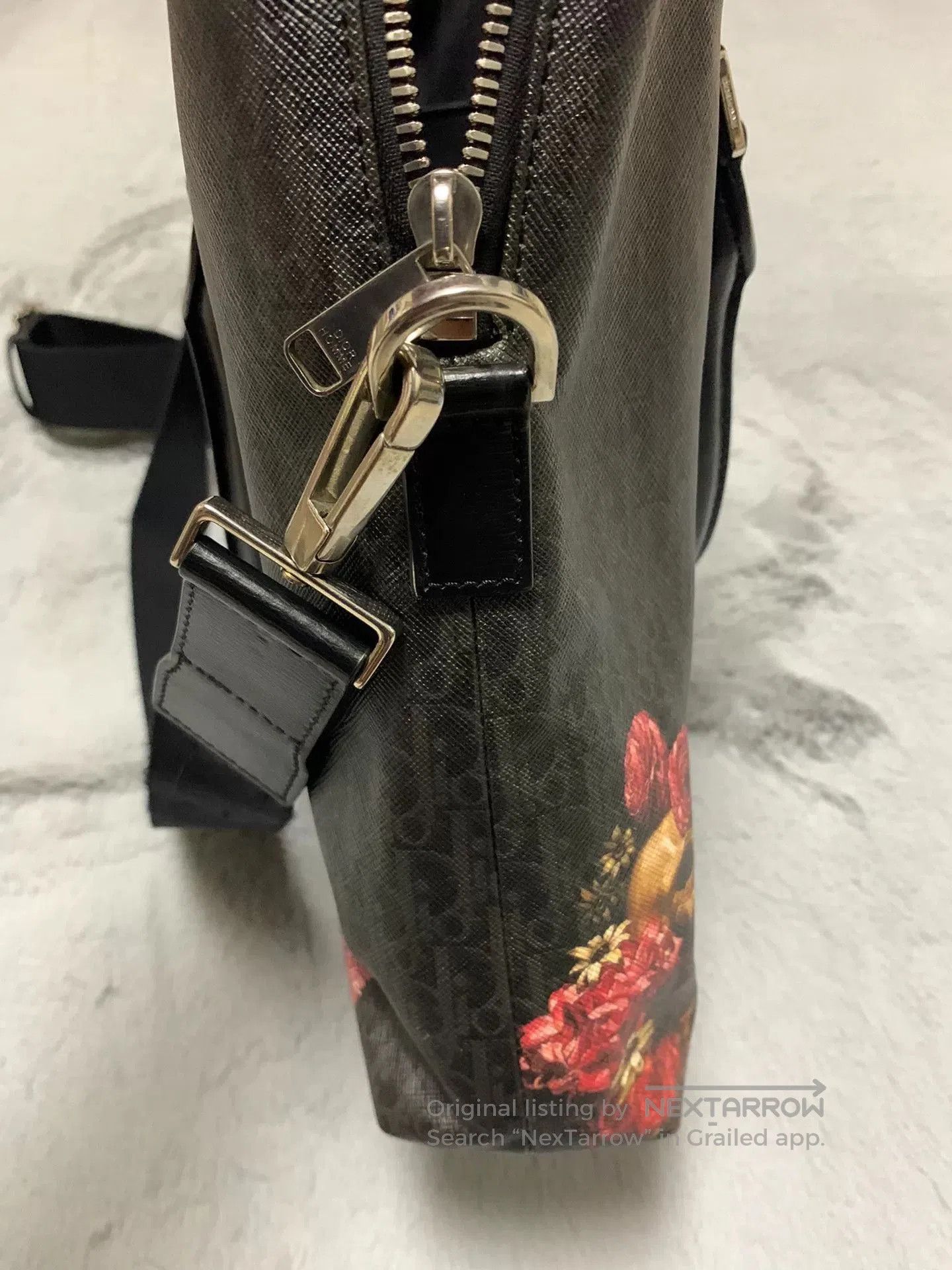 Dior Dior Homme Floral Skull Tote Bag. Size ONE SIZE - 3 Thumbnail