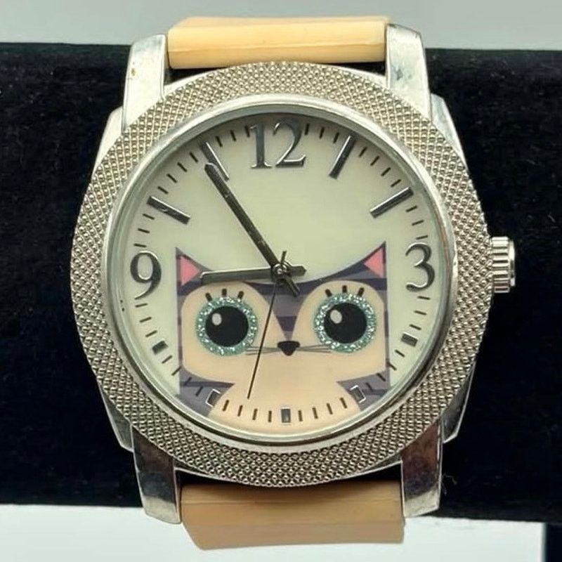 Other Silver & Beige Cat Men’s Watch Size ONE SIZE - 2 Thumbnail