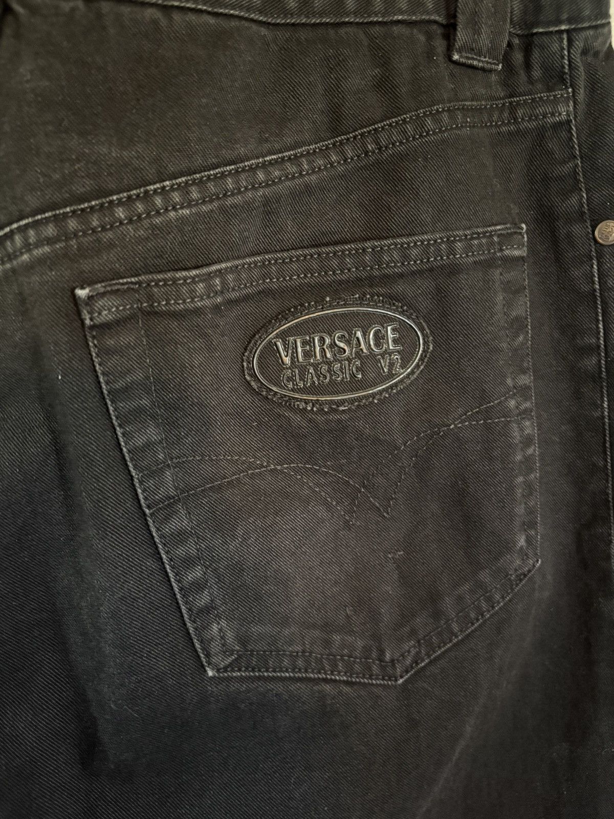 Versace Vintage Versace Straight Denim Size US 34 / EU 50 - 4 Thumbnail