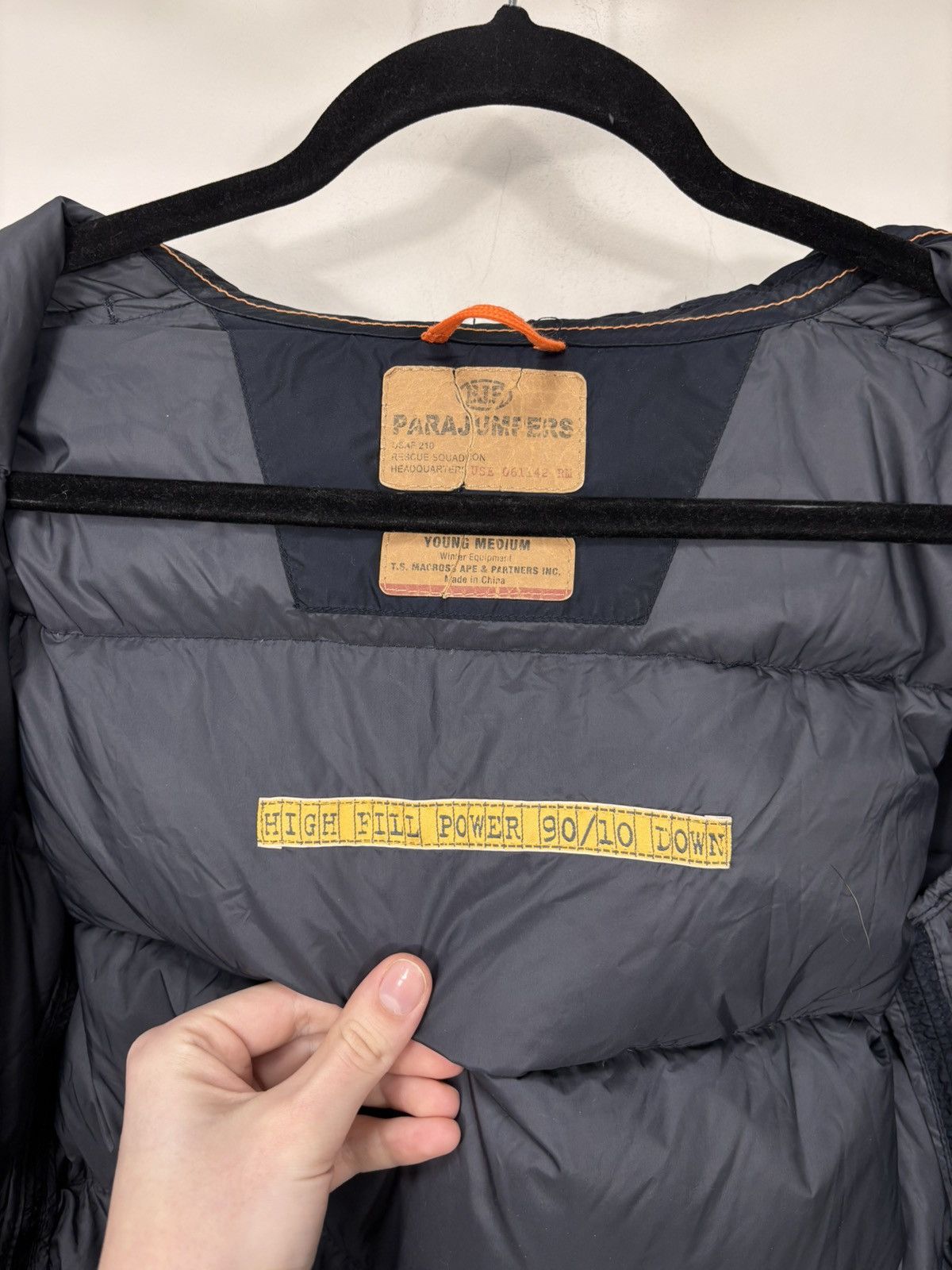 Parajumpers Parajumpers Young Navy Blue Puffer Down Jacket Parka Coat Size US XS / EU 42 / 0 - 18 Thumbnail