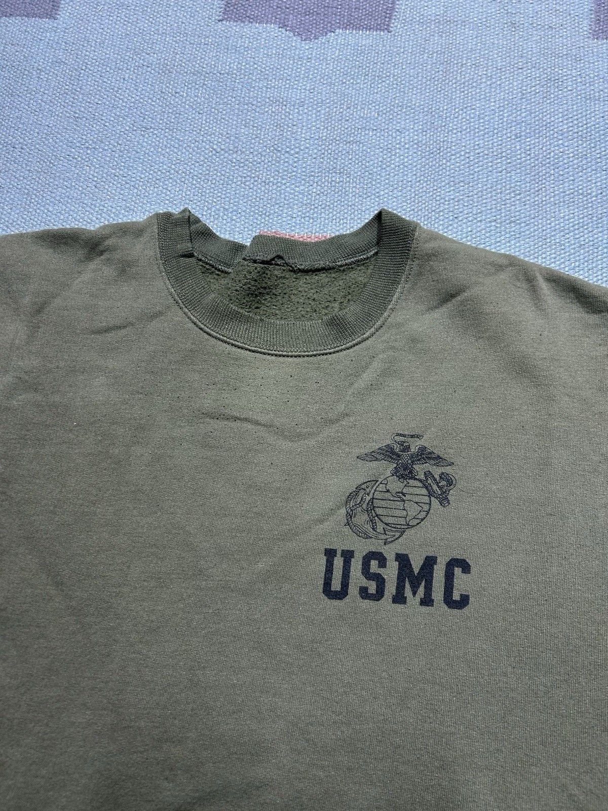 Vintage VTG USMC sweatsuit 2 piece sweatpants sweatshirt marine M Size US M / EU 48-50 / 2 - 3 Thumbnail