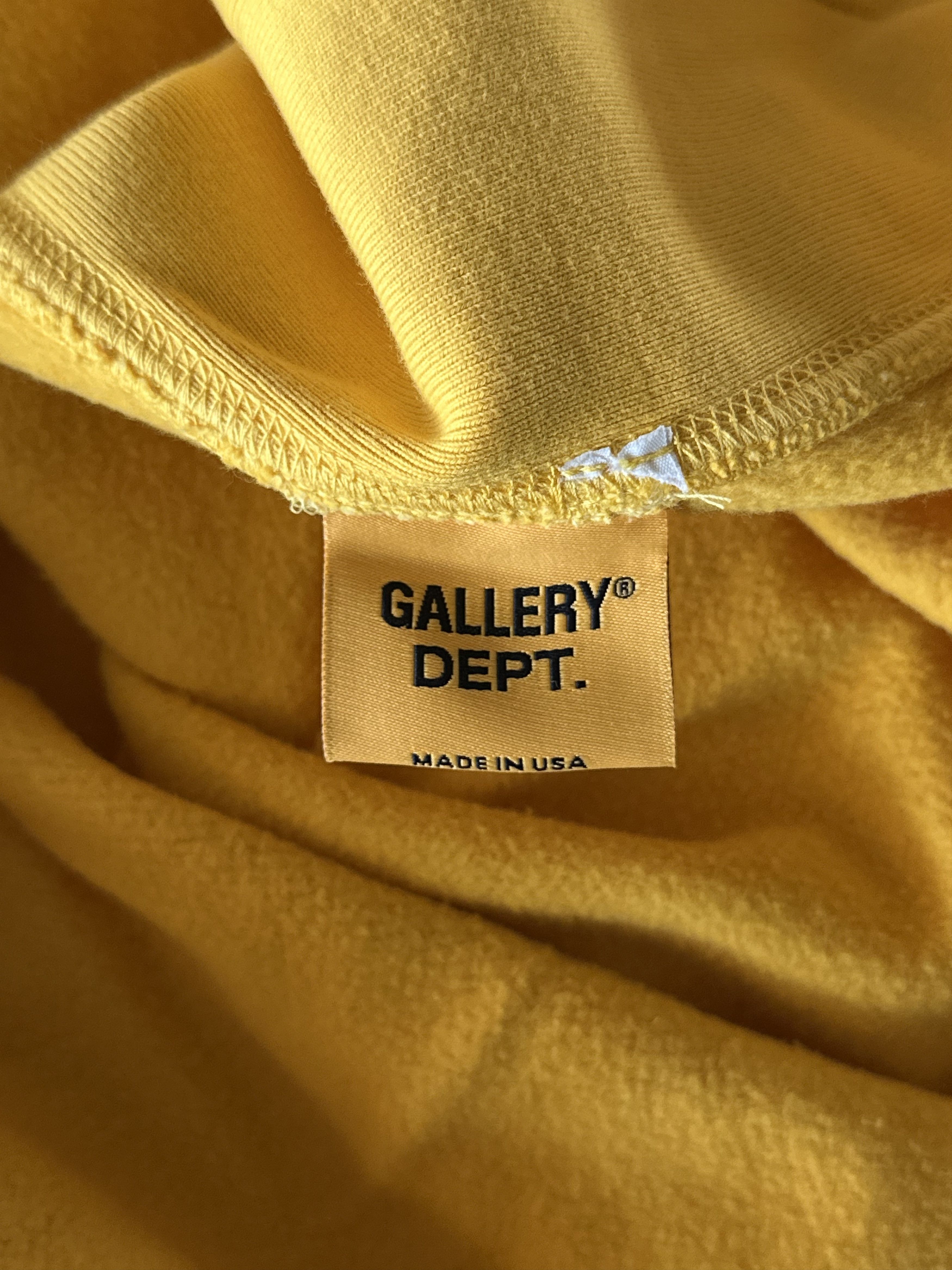 Gallery Dept. Gallery Dept Yellow Boxing Gloves Logo Hoodie Size US S / EU 44-46 / 1 - 4 Thumbnail