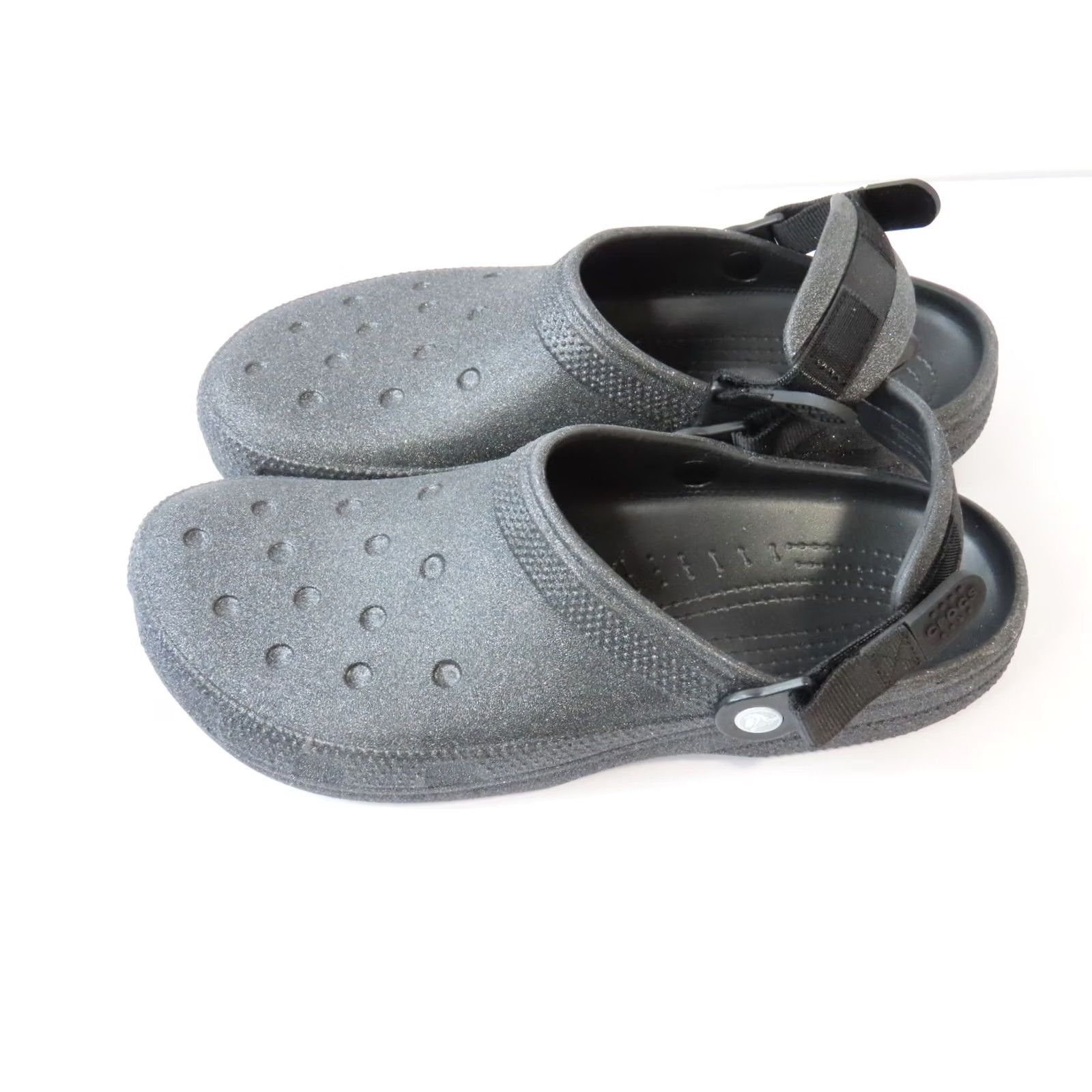 Crocs Crocs Classic Work Graphic Clog Men’s 13 Black Glitter New 210454 Size US 13 / EU 46 - 4 Thumbnail