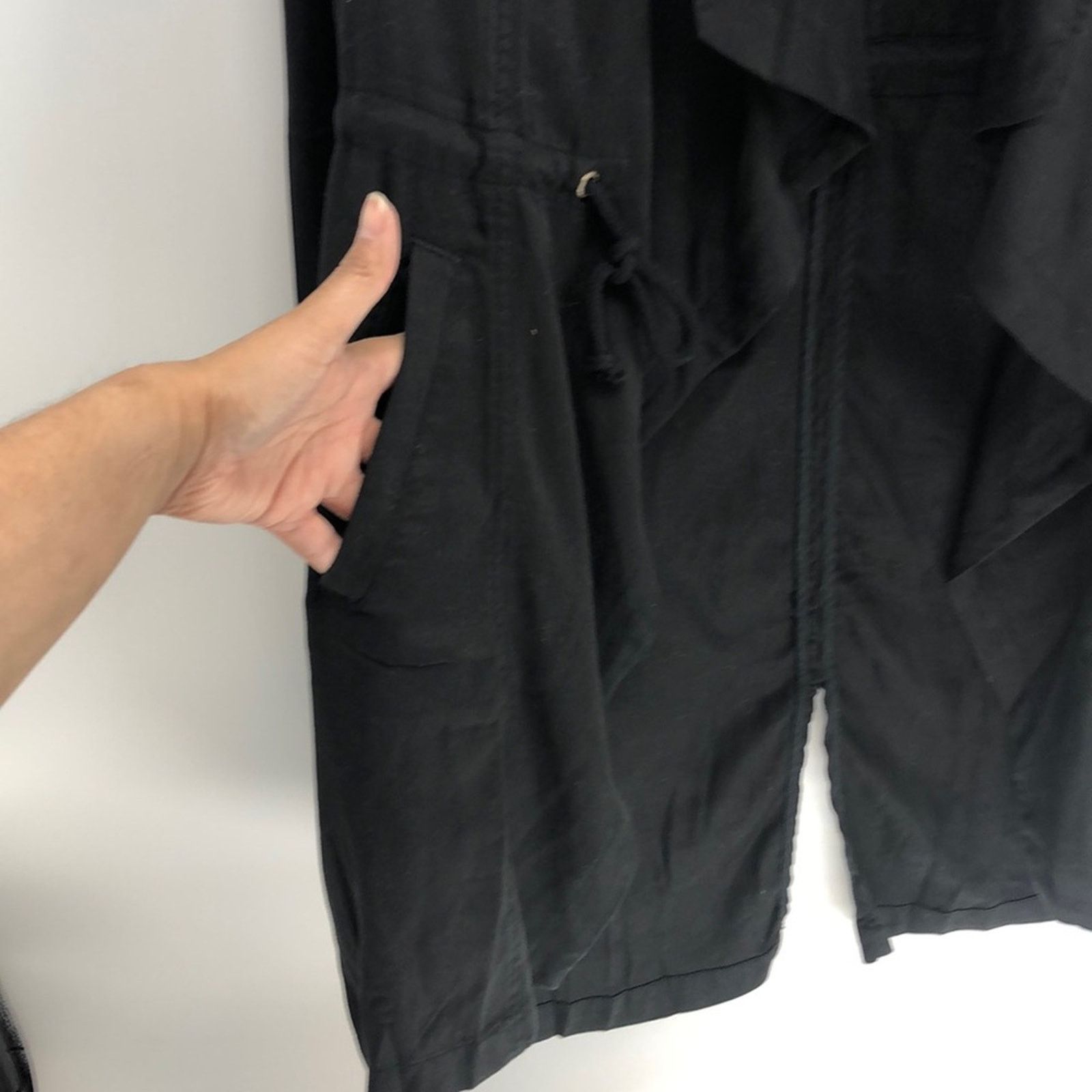 Other Max jeans jacket, duster open front black rocker western XS Size XS / US 0-2 / IT 36-38 - 5 Thumbnail