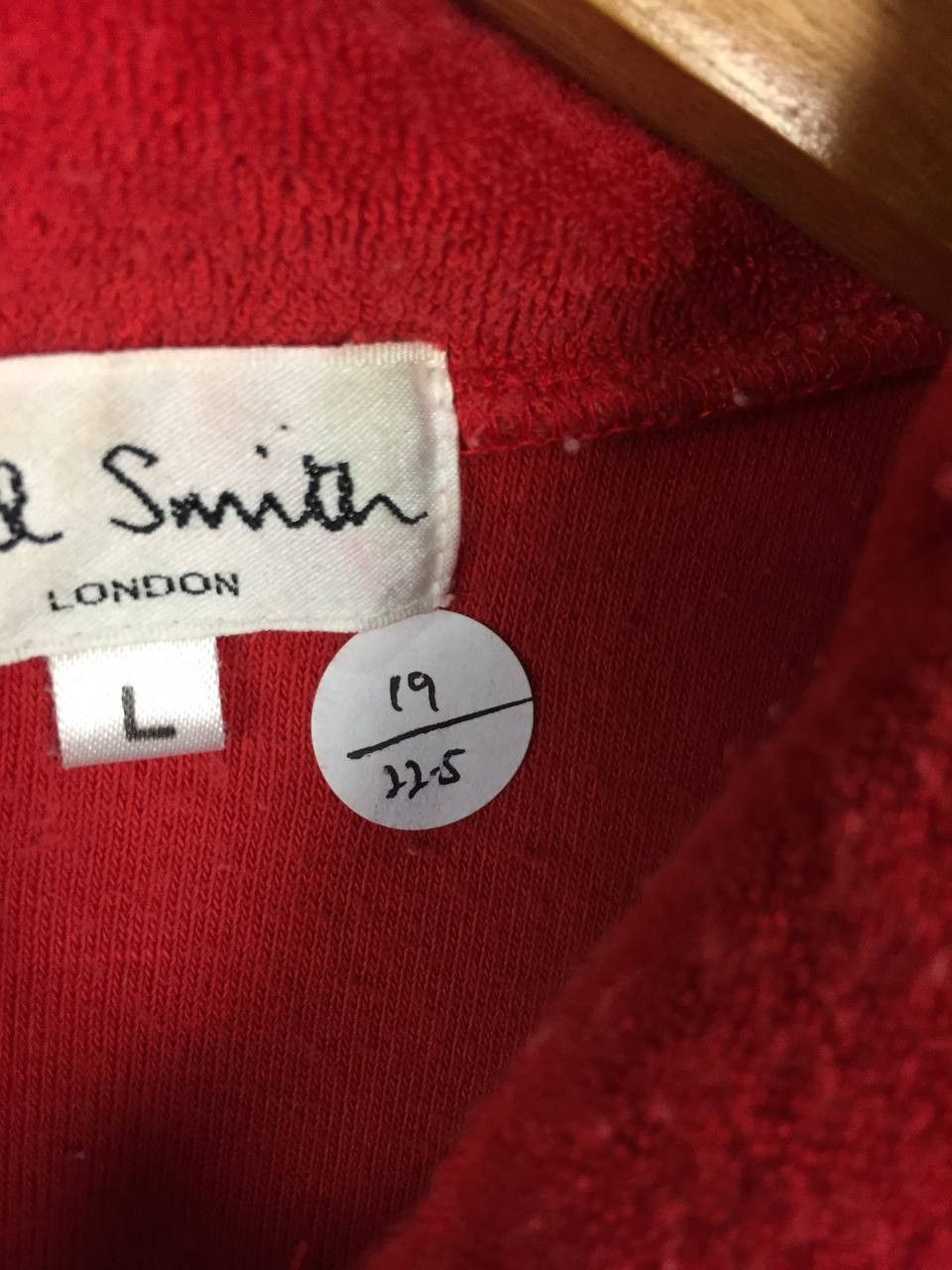 Paul Smith Vtg Paul Smith London Terry Cloth Quarter Zip Pullover Size US M / EU 48-50 / 2 - 11 Thumbnail