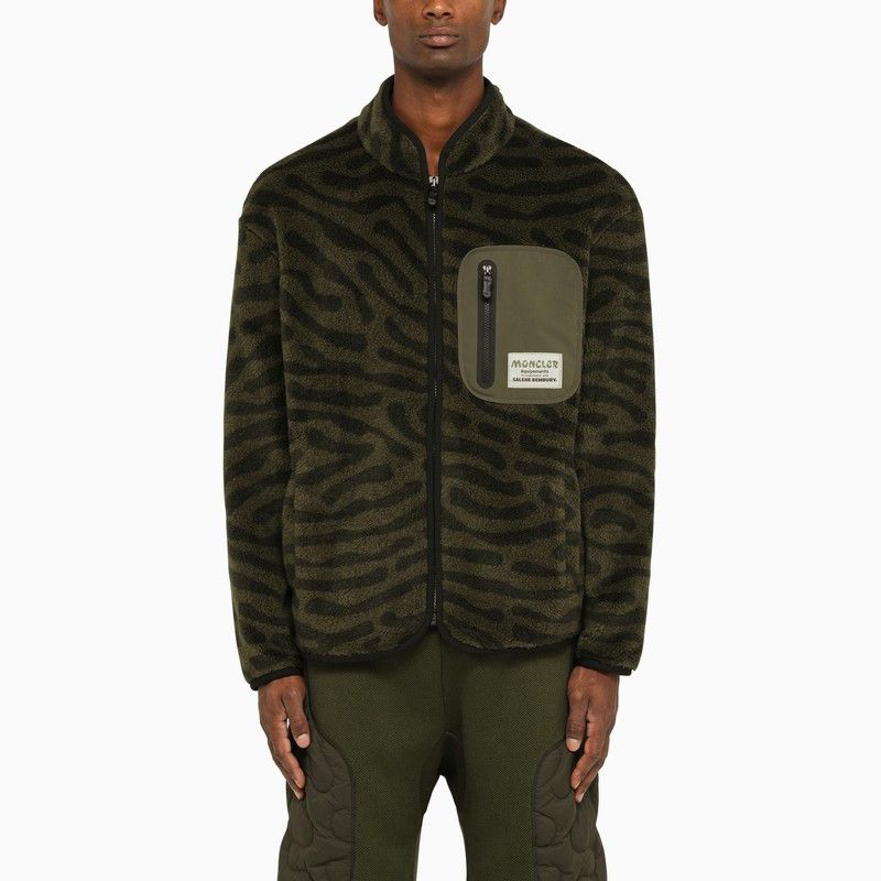 image of Moncler X he Bembury Genius he Benbury Zip/cardigan Sweatshirt in Green, Men's (Size Small)
