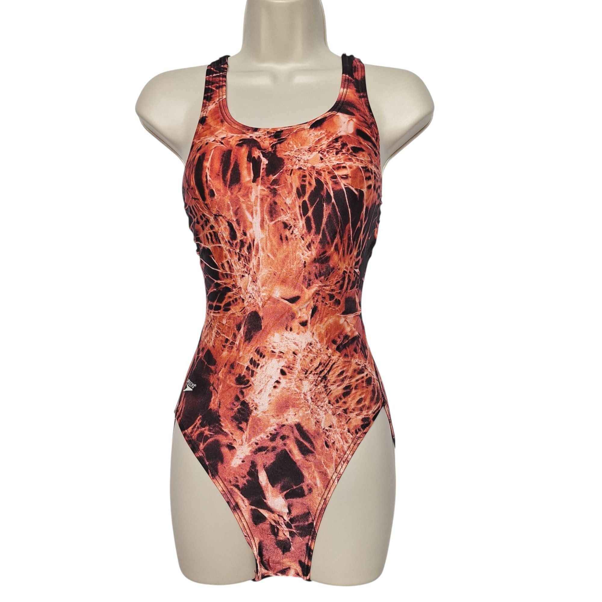 Speedo Speedo Athletic One Piece Swimsuit Size 22" Pit to Pit Orang Size XL / US 12-14 / IT 48-50 - 2 Thumbnail