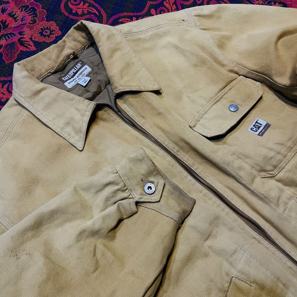 image of Avant Garde x Caterpillar Vintage Caterpillar Detroit Jacket in Kaki, Men's (Size XL)