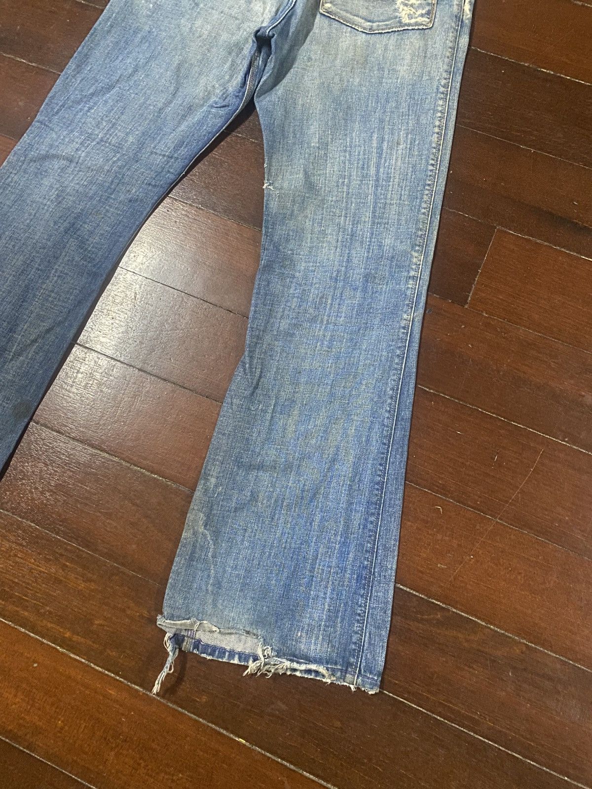 Diesel Vintage y2k Diesel Jeans Flared boot cut distressed wide Size US 33 - 11 Thumbnail