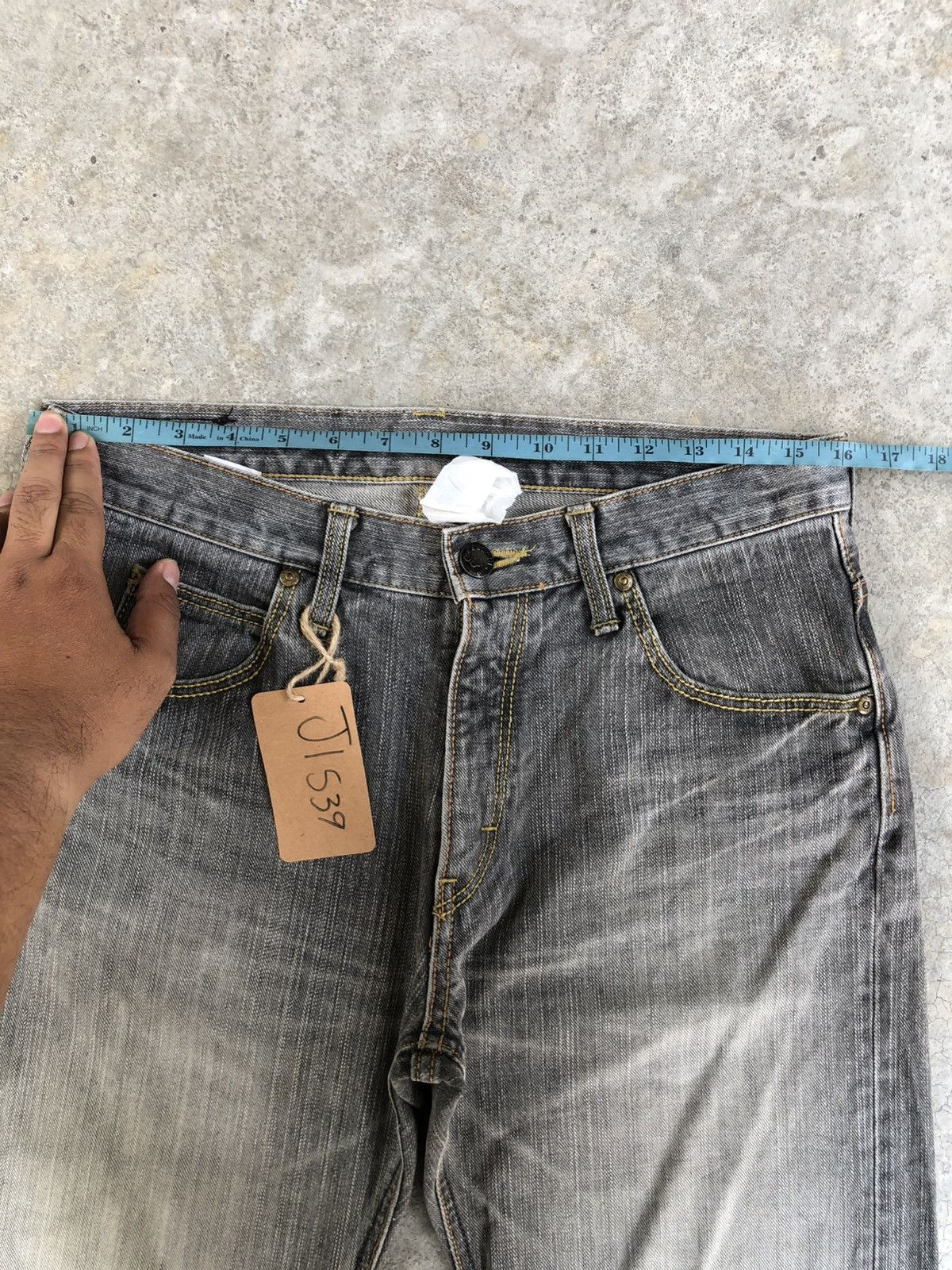 Kapital Japanese Lee Distressed Jeans Mudwash Size US 31 - 23 Thumbnail