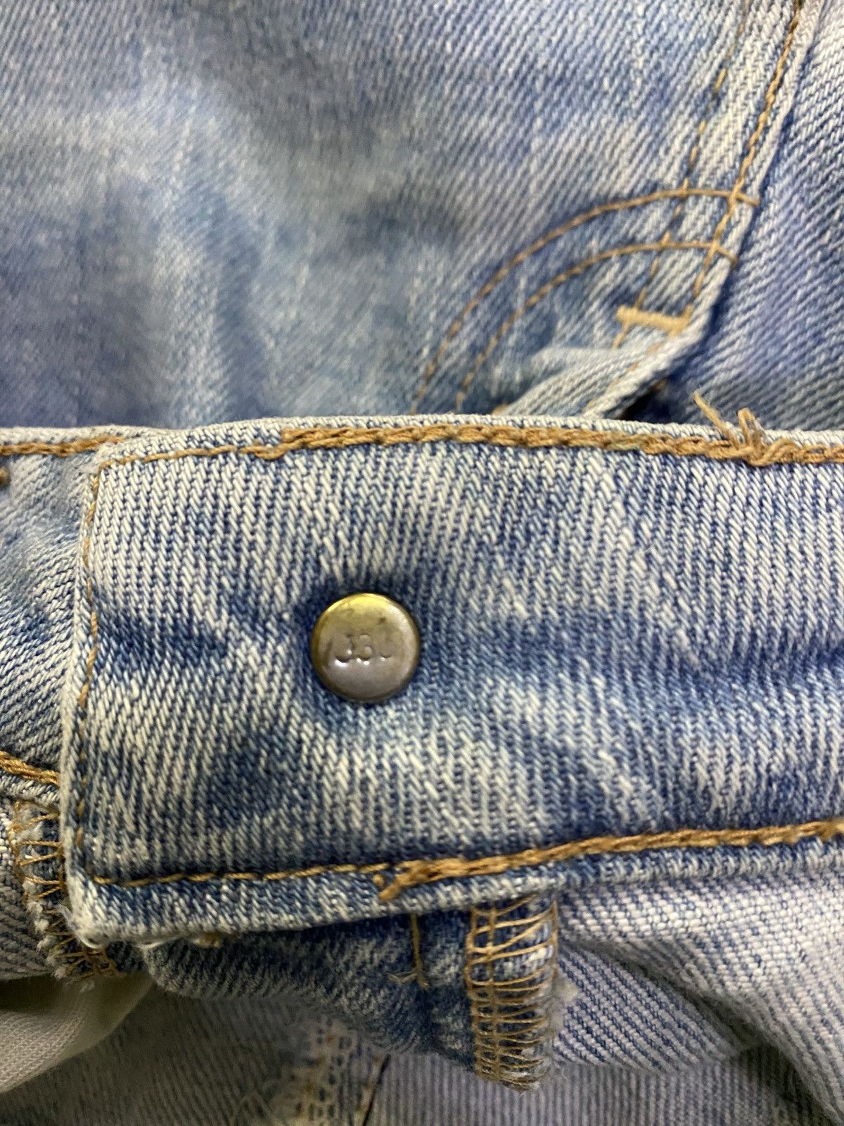 If Six Was Nine × Levi's × Levi's Vintage Clothing Vintage Levi’s Paint Splatter Flared Denim Size US 31 - 19 Thumbnail