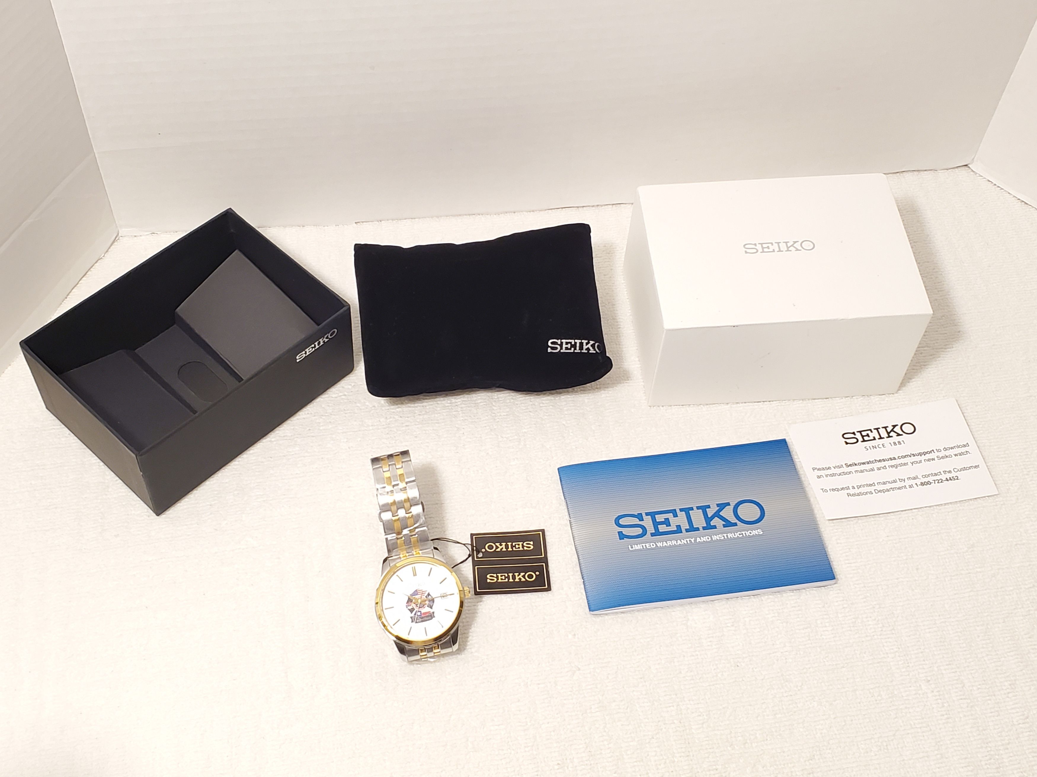 Seiko Seiko Men Date Stainless Steel Watch Silver Dial WR 50M Size 40 - 8 Thumbnail