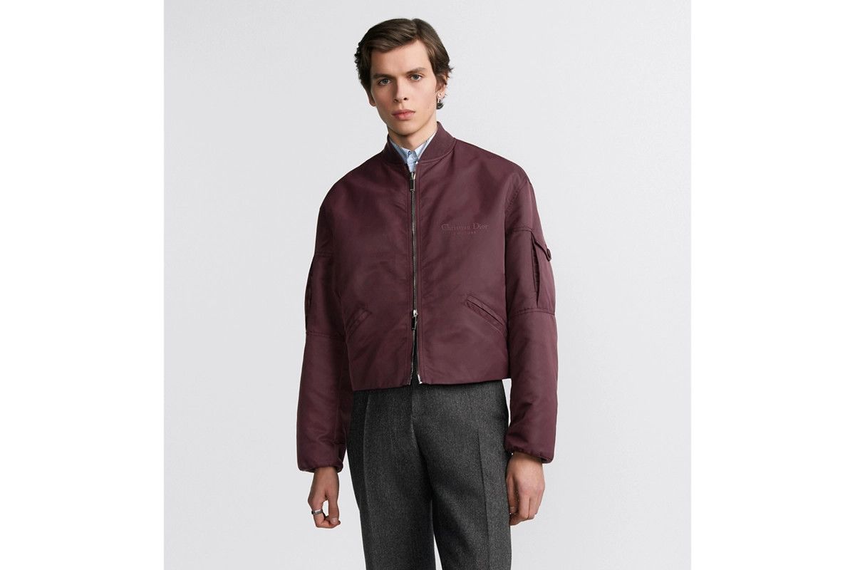 Dior o1bcso1str0226 Couture Bomber Jacket in Purple Size US XL / EU 56 / 4 - 4 Thumbnail