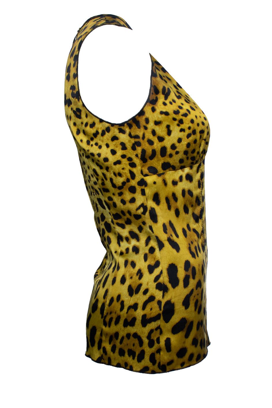 Dolce & Gabbana Dolce & Gabbana, yellow leopard printed top Size XS / US 0-2 / IT 36-38 - 4 Thumbnail