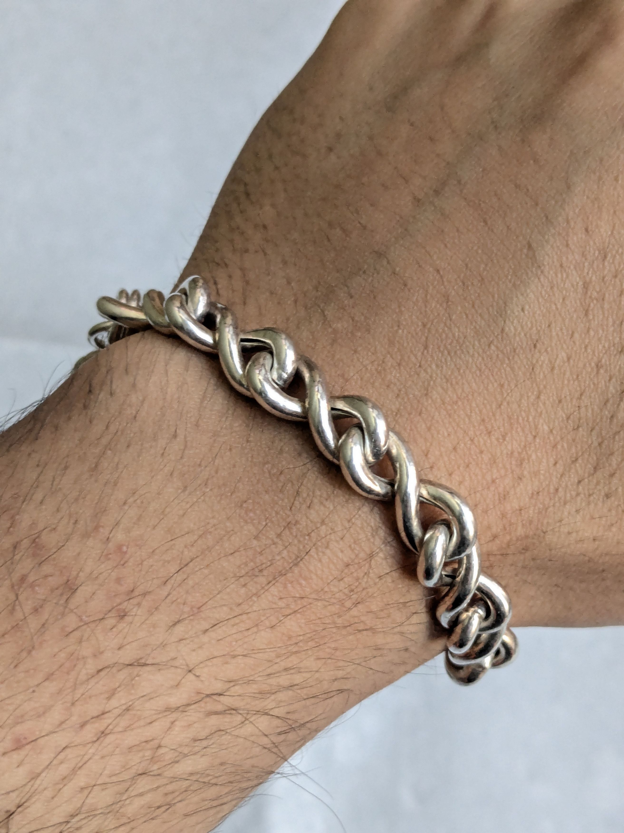 Jewelry Vintage Sterling Silver Milor Bracelet Bowtie 7" Size ONE SIZE - 13 Thumbnail