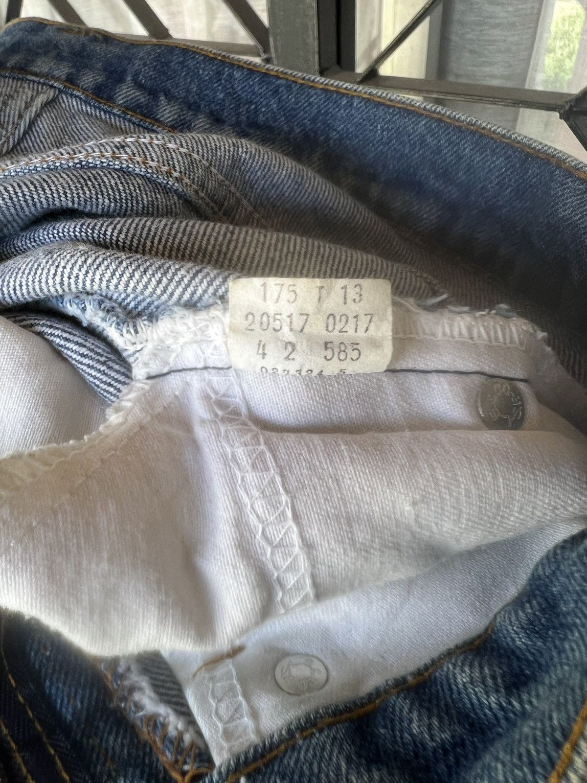 Vintage Vintage 80s Levi’s 517 Orange Tab Denim Bootcut Jeans Size US 29 - 24 Thumbnail