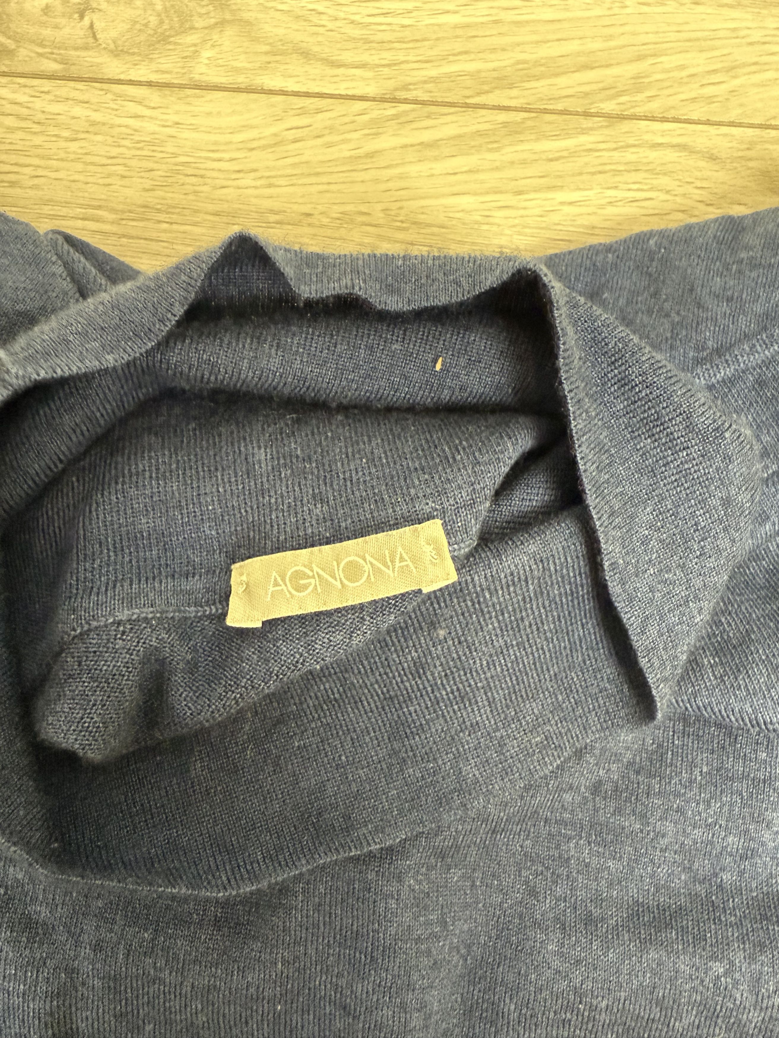 Agnona Agnona Cashmere Turtleneck Sweater Size US L / EU 52-54 / 3 - 3 Thumbnail